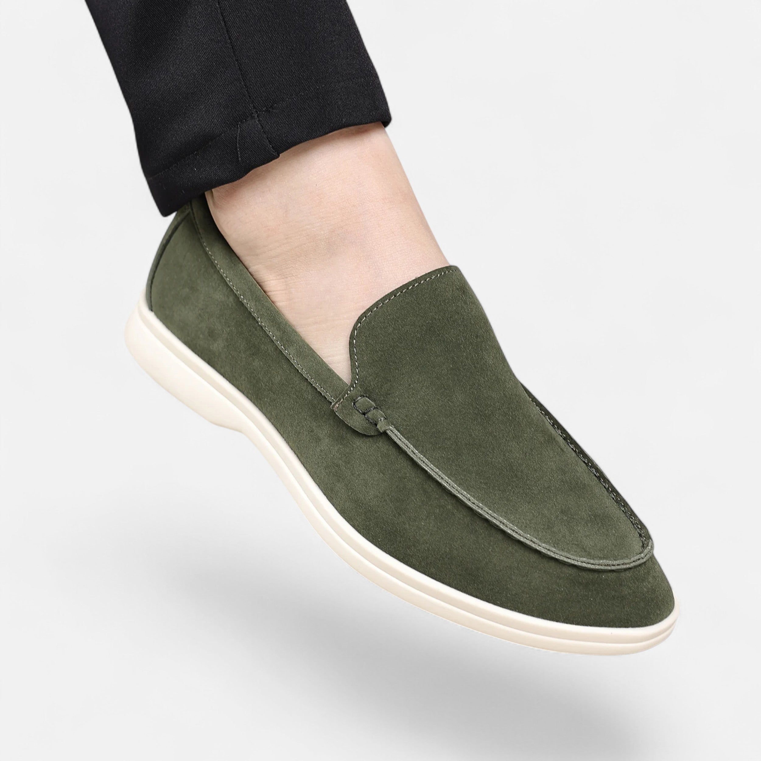 Maison Avenoire | Mocassins Homme Daim Britannique Intemporel