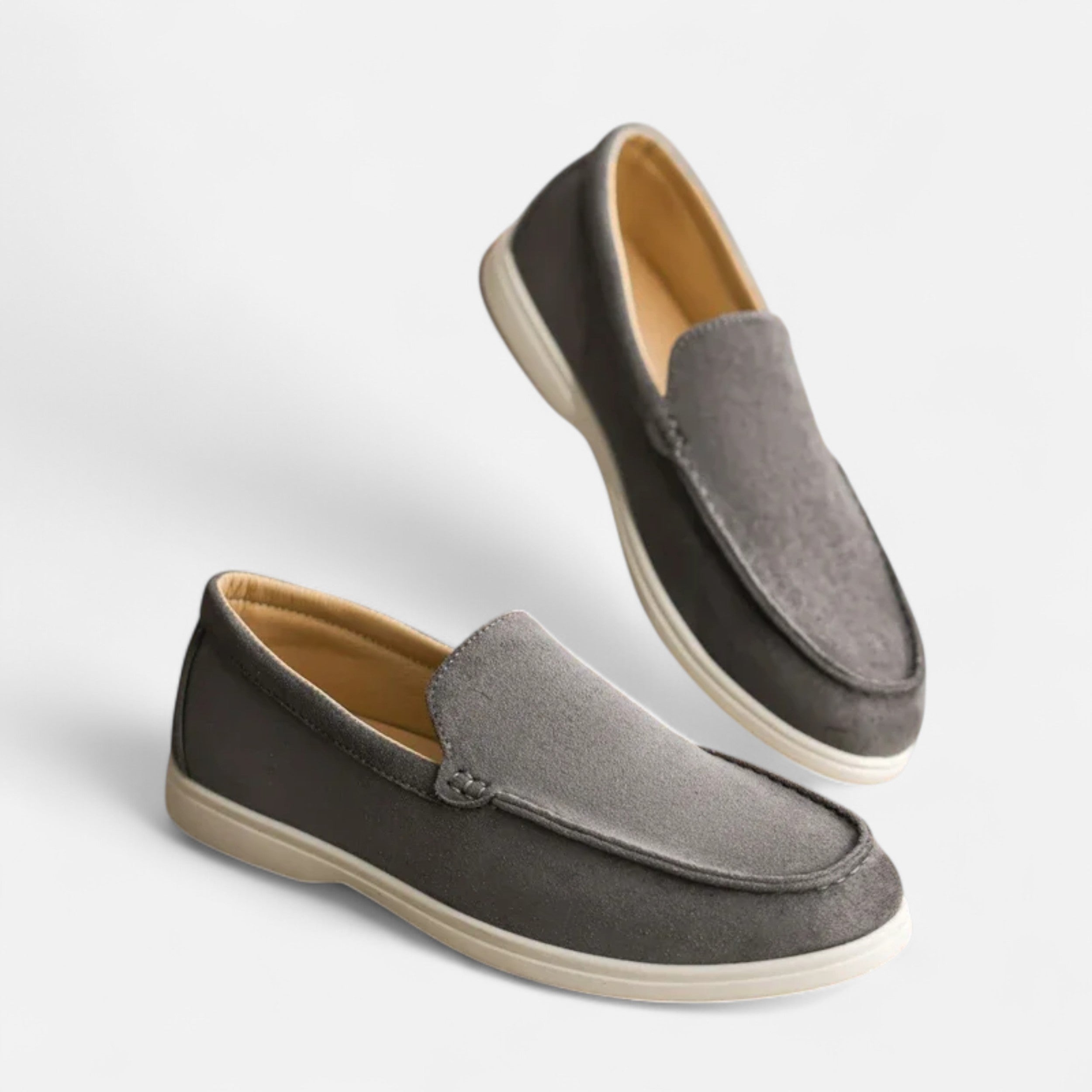 Maison Avenoire | Mocassins Homme Daim Style Britannique
