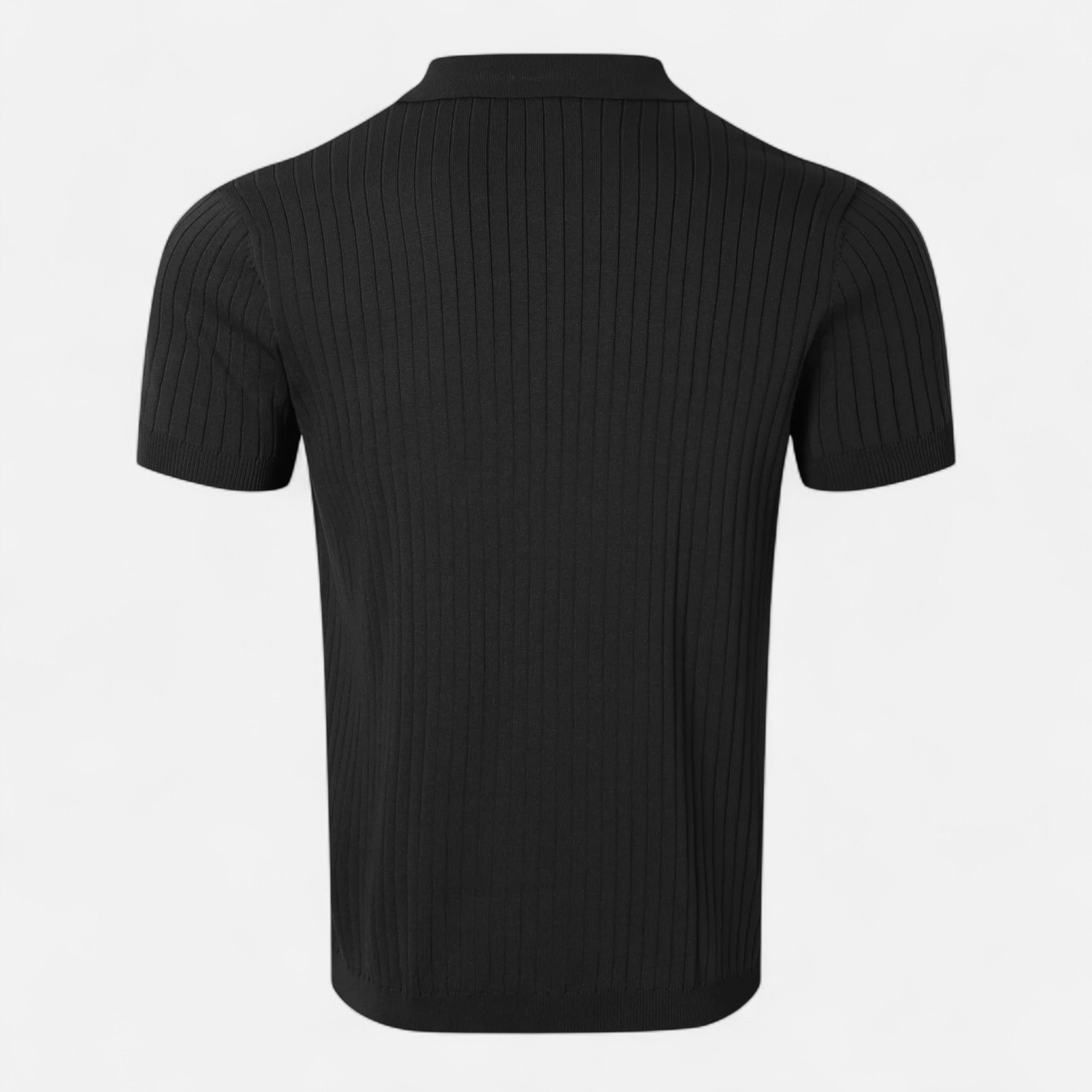 Maison Avenoire | Polo Homme Maille Rétro Col Rayé
