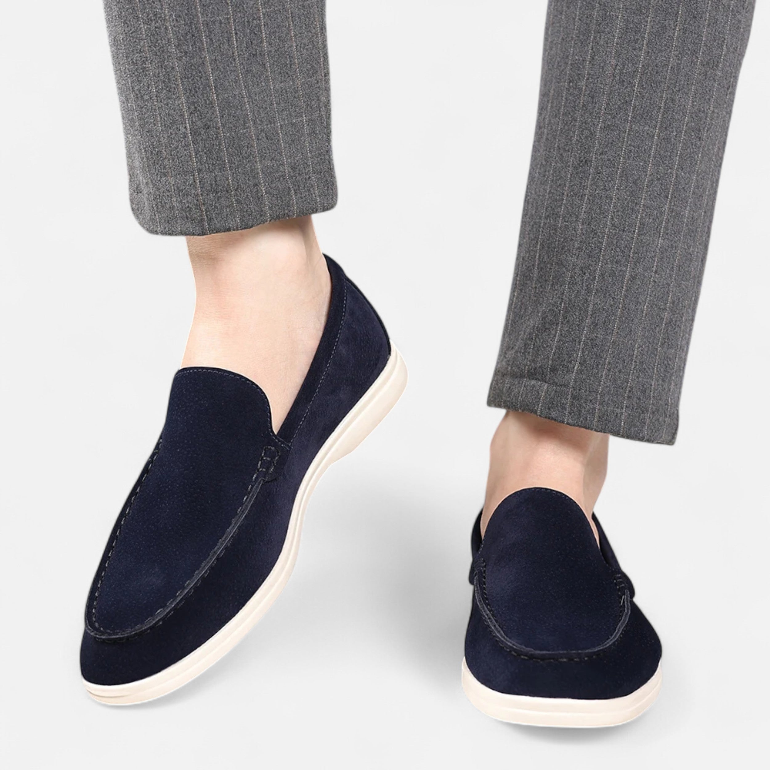 Maison Avenoire | Mocassins Homme Daim Britannique Intemporel