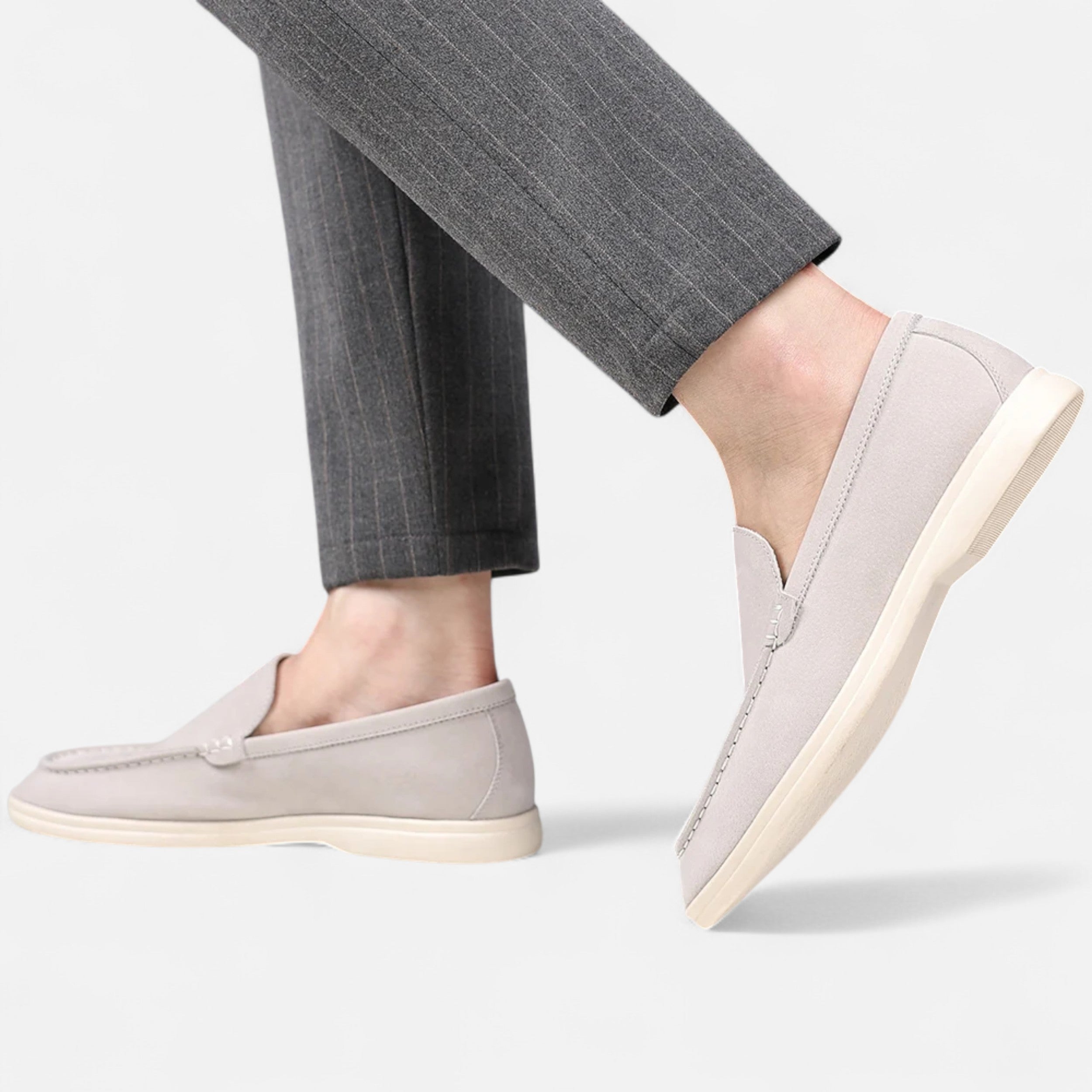 Maison Avenoire | Mocassins Homme Daim Britannique Intemporel