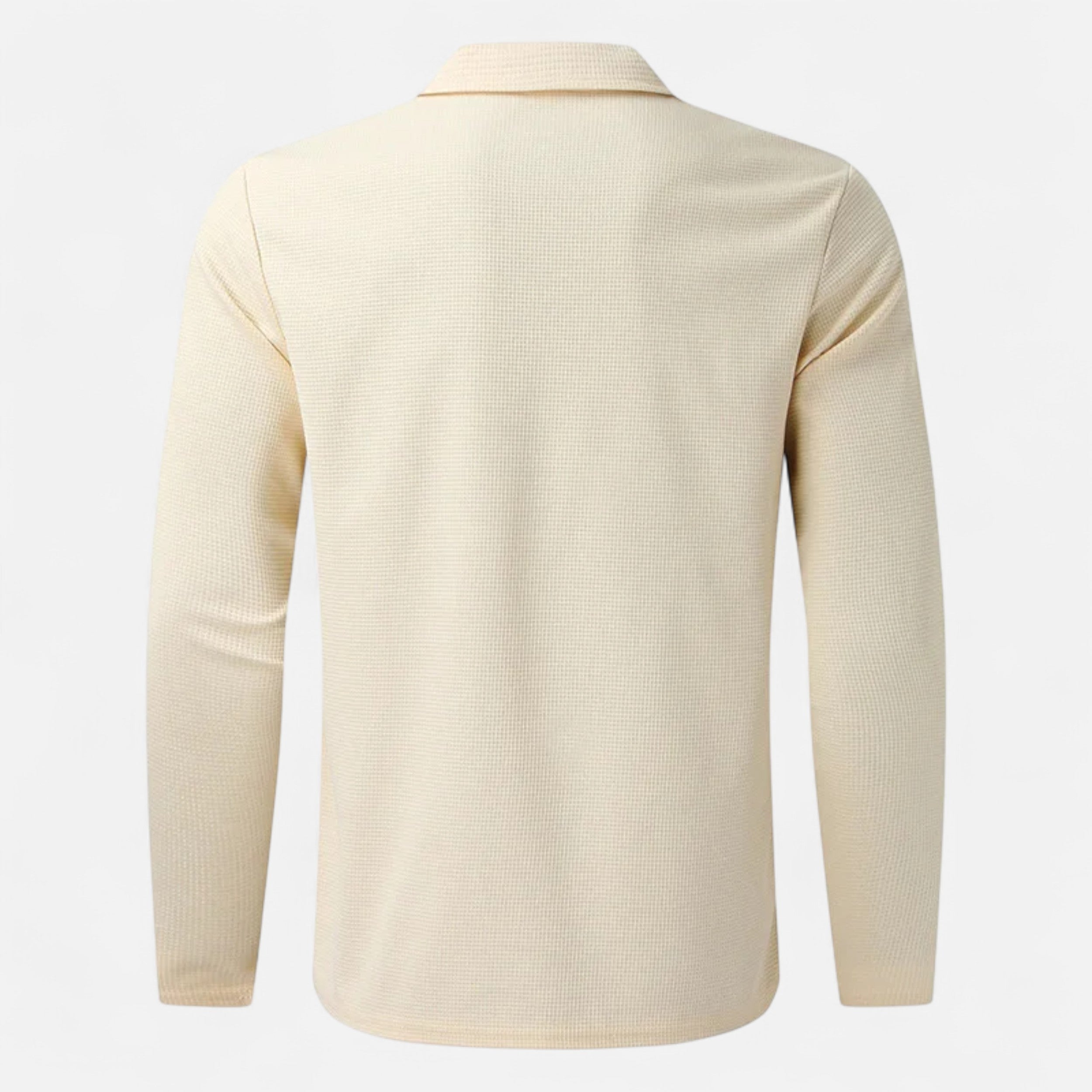 Maison Avenoire | Veste Homme Col Polo Maille Waffle
