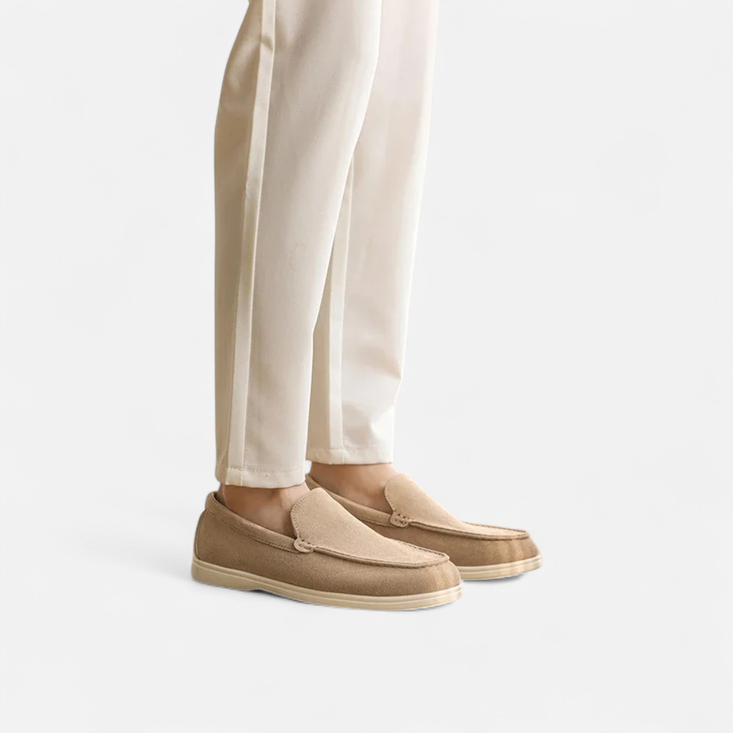 Maison Avenoire | Mocassins Homme Daim Style Britannique