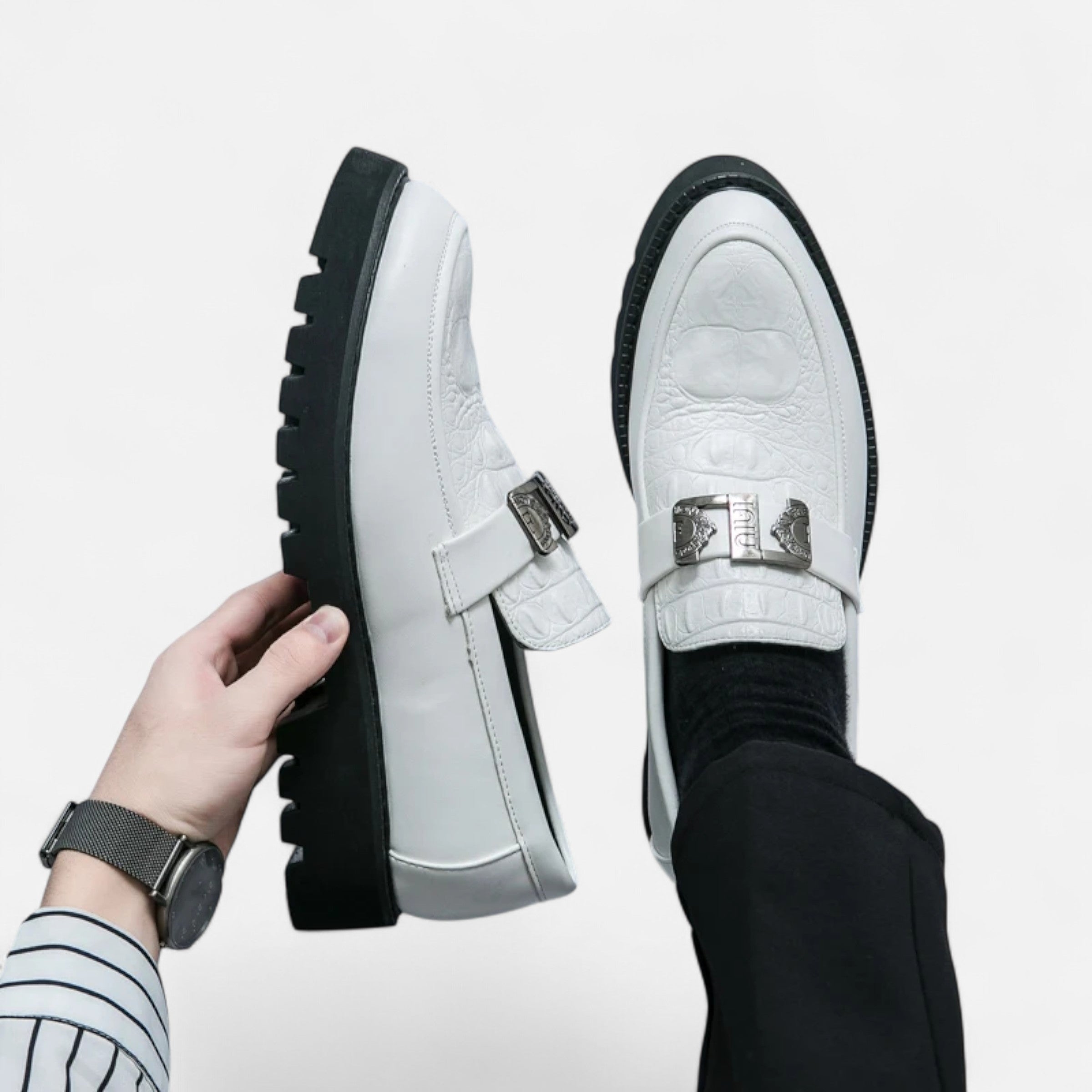 Maison Avenoire | Mocassins Homme Semelle Épaisse Élégance Moderne