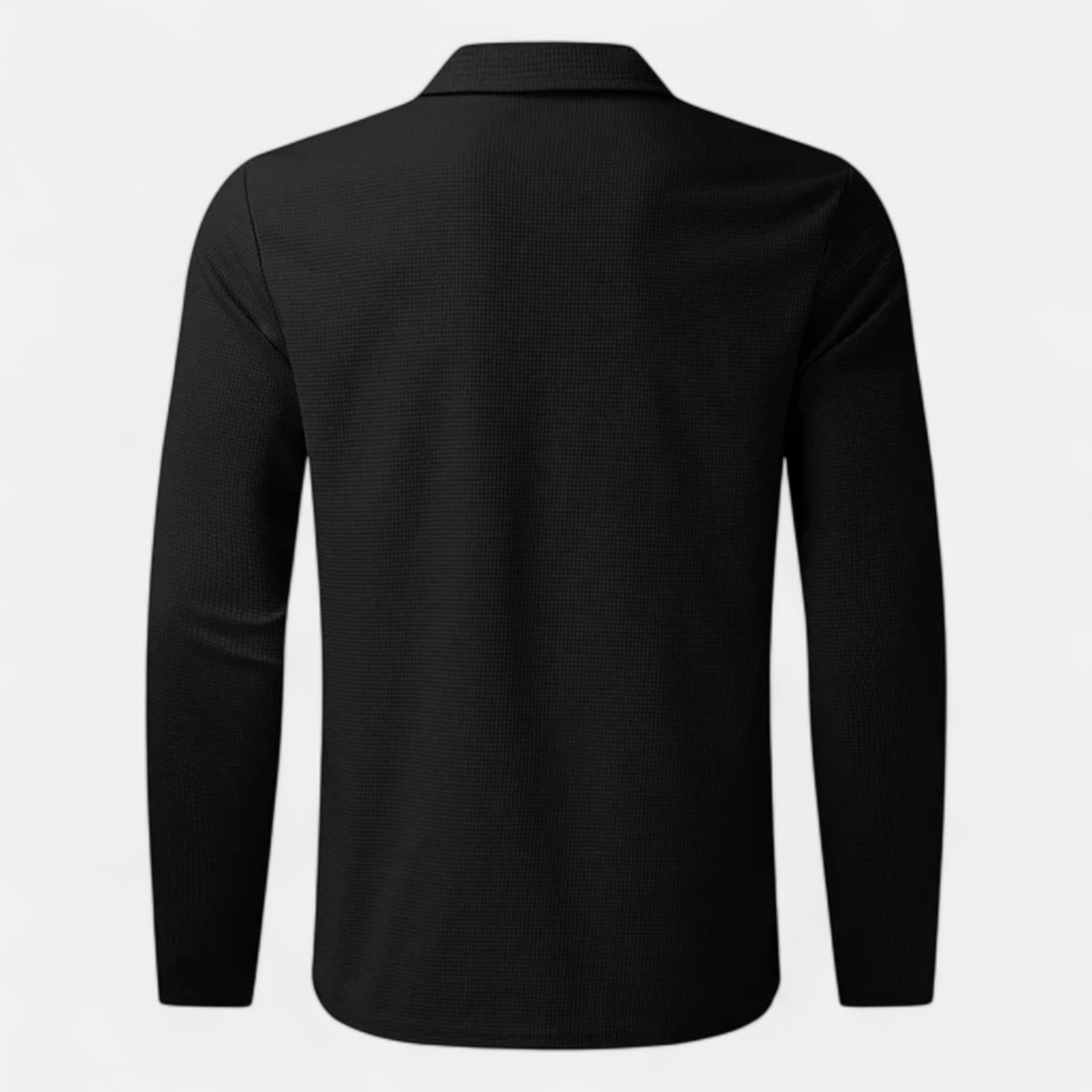 Maison Avenoire | Veste Homme Col Polo Maille Waffle