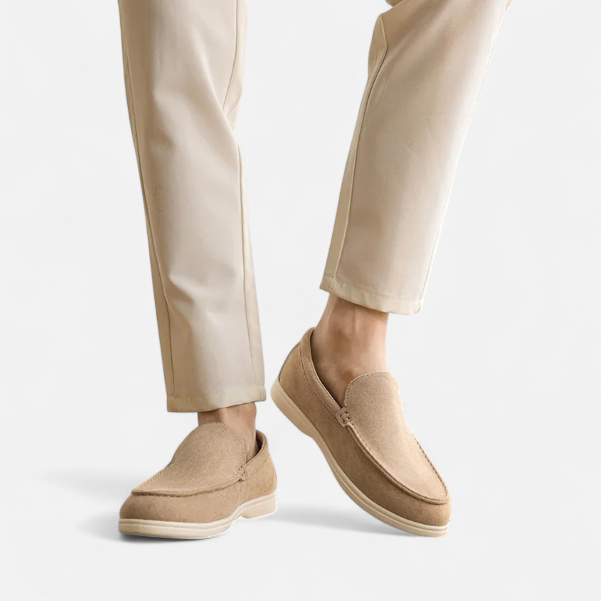 Maison Avenoire | Mocassins Homme Daim Style Britannique