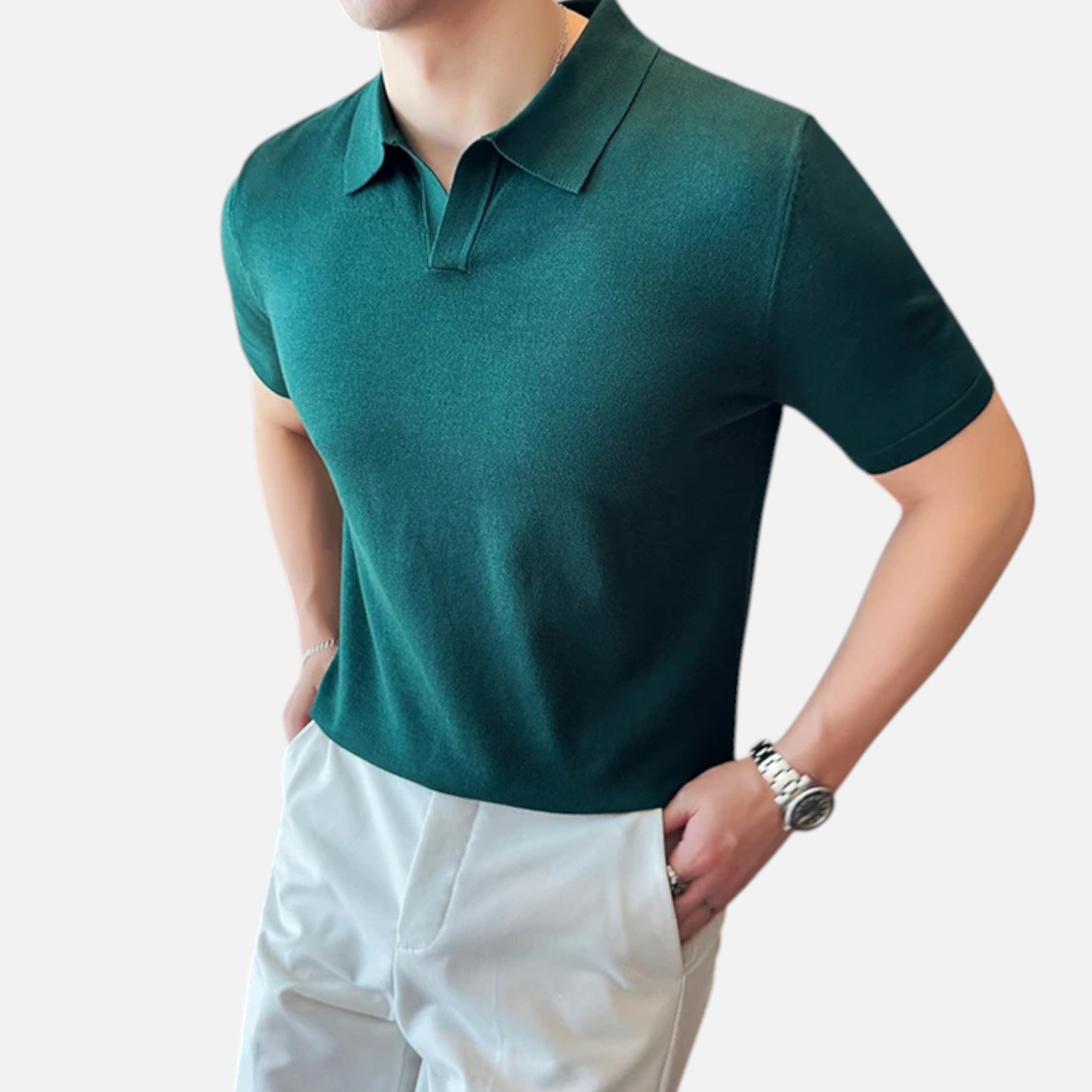 Maison Avenoire | Polo Homme Manches Courtes Raffinement Estival