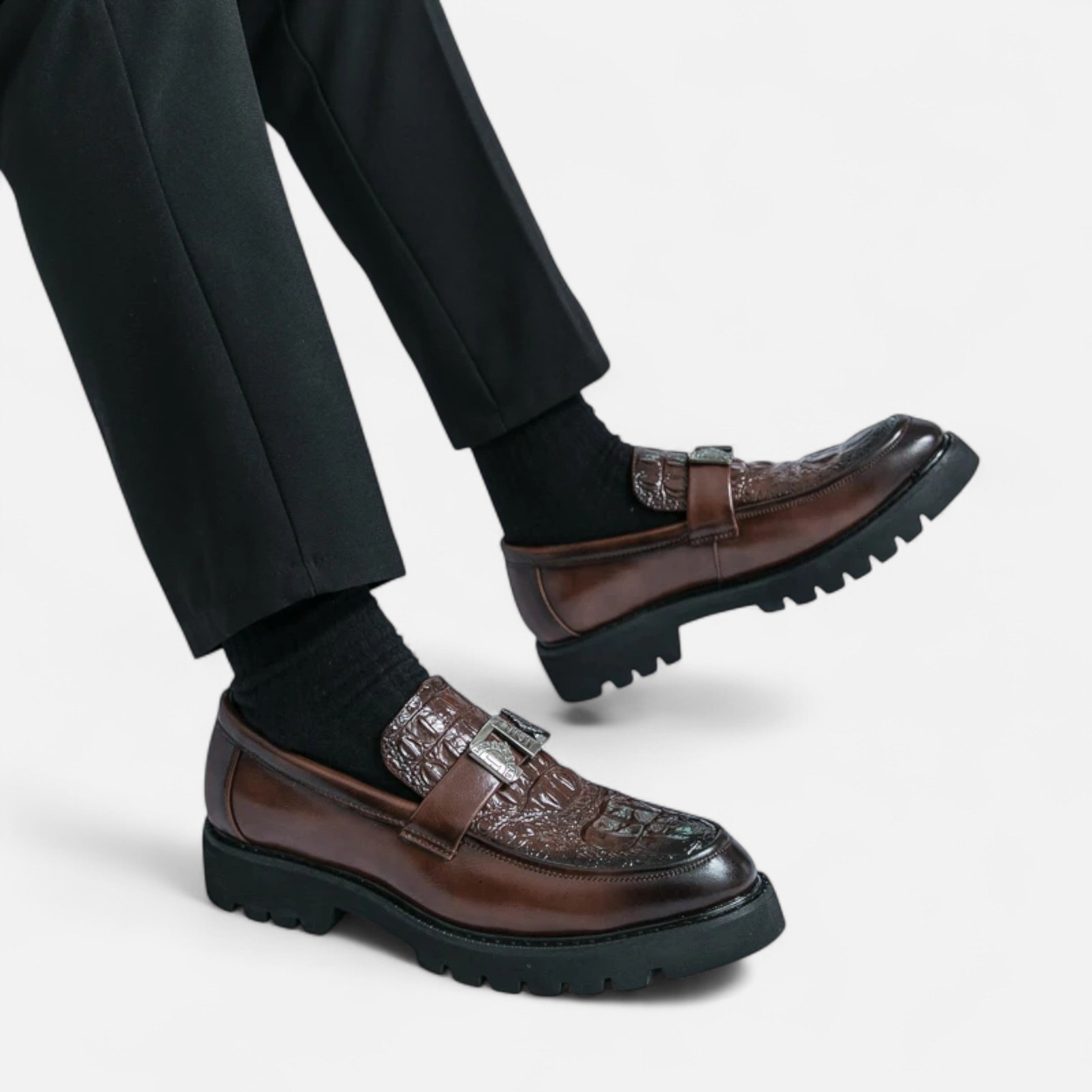 Maison Avenoire | Mocassins Homme Semelle Épaisse Élégance Moderne