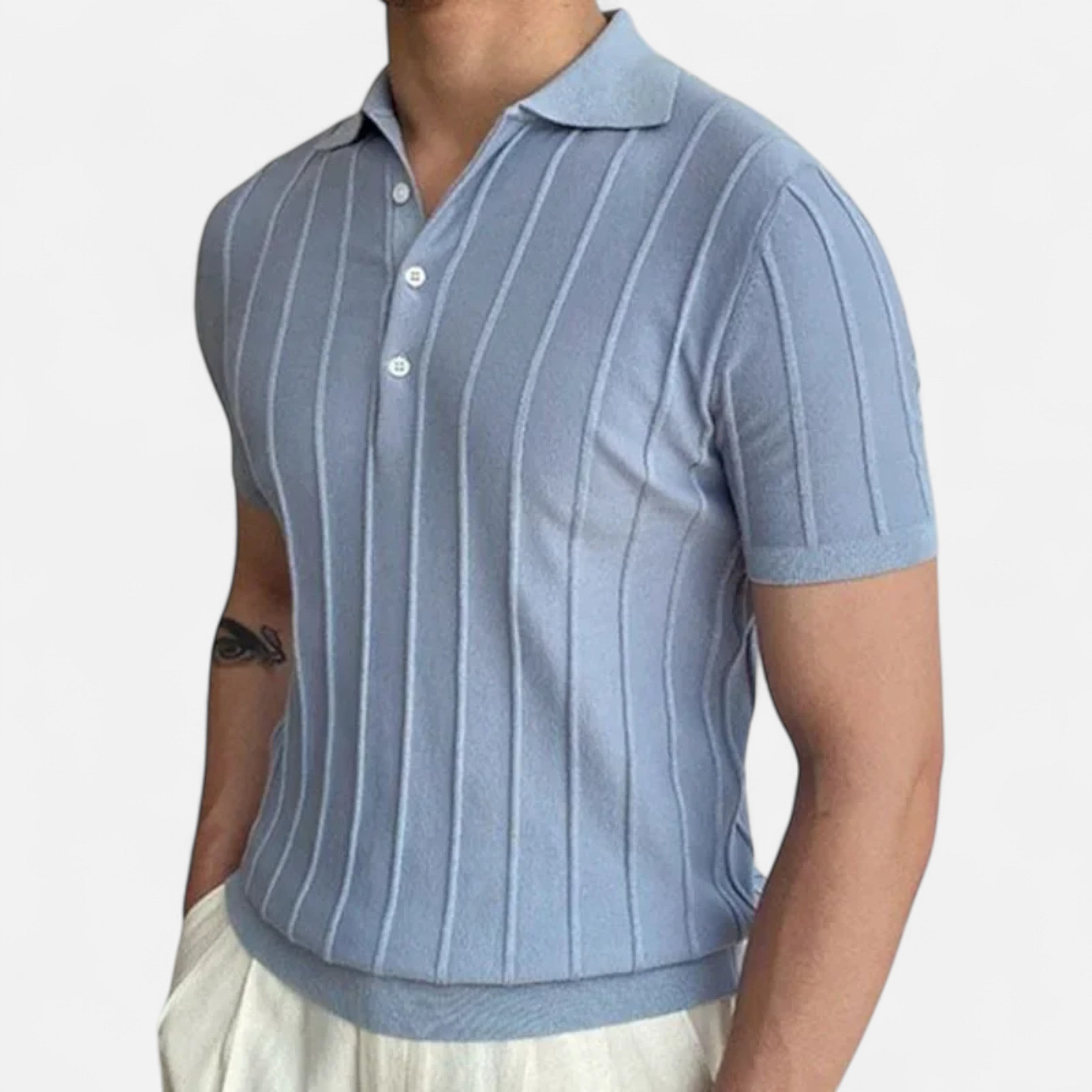 Maison Avenoire | Polo Homme Col Revers Maille Unie