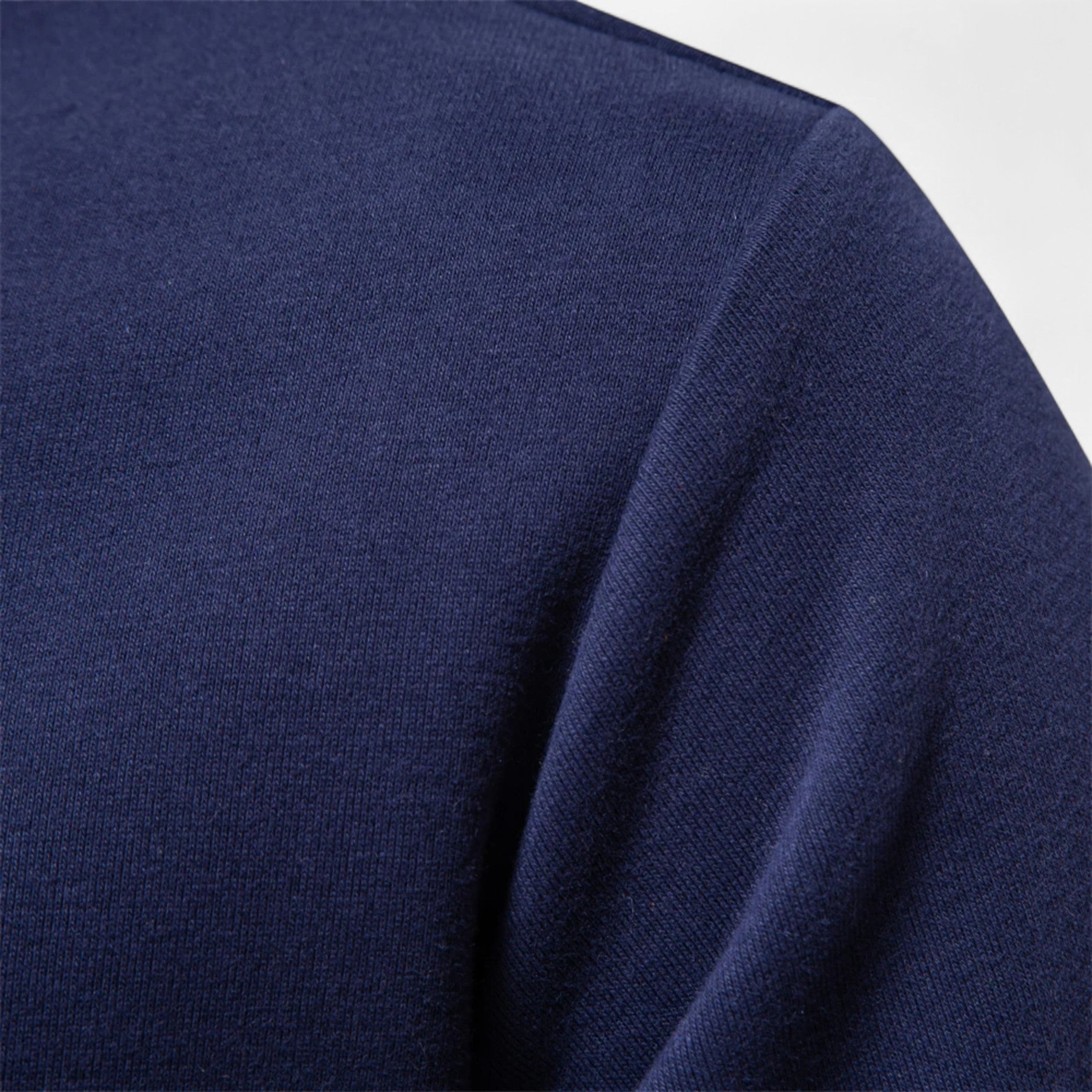 Maison Avenoire | Sweatshirt Homme Col Polo Coton Héritage