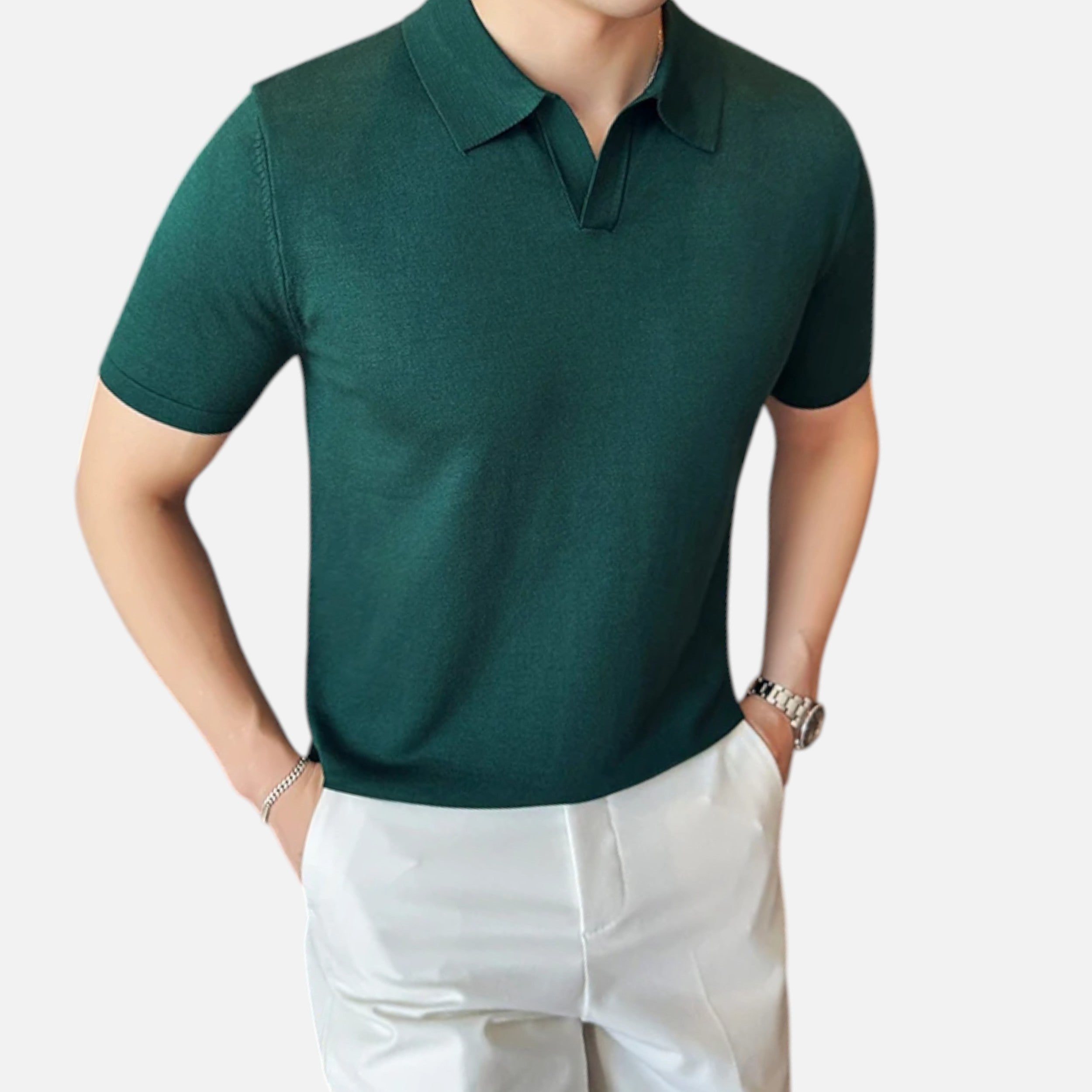 Maison Avenoire | Polo Homme Manches Courtes Raffinement Estival