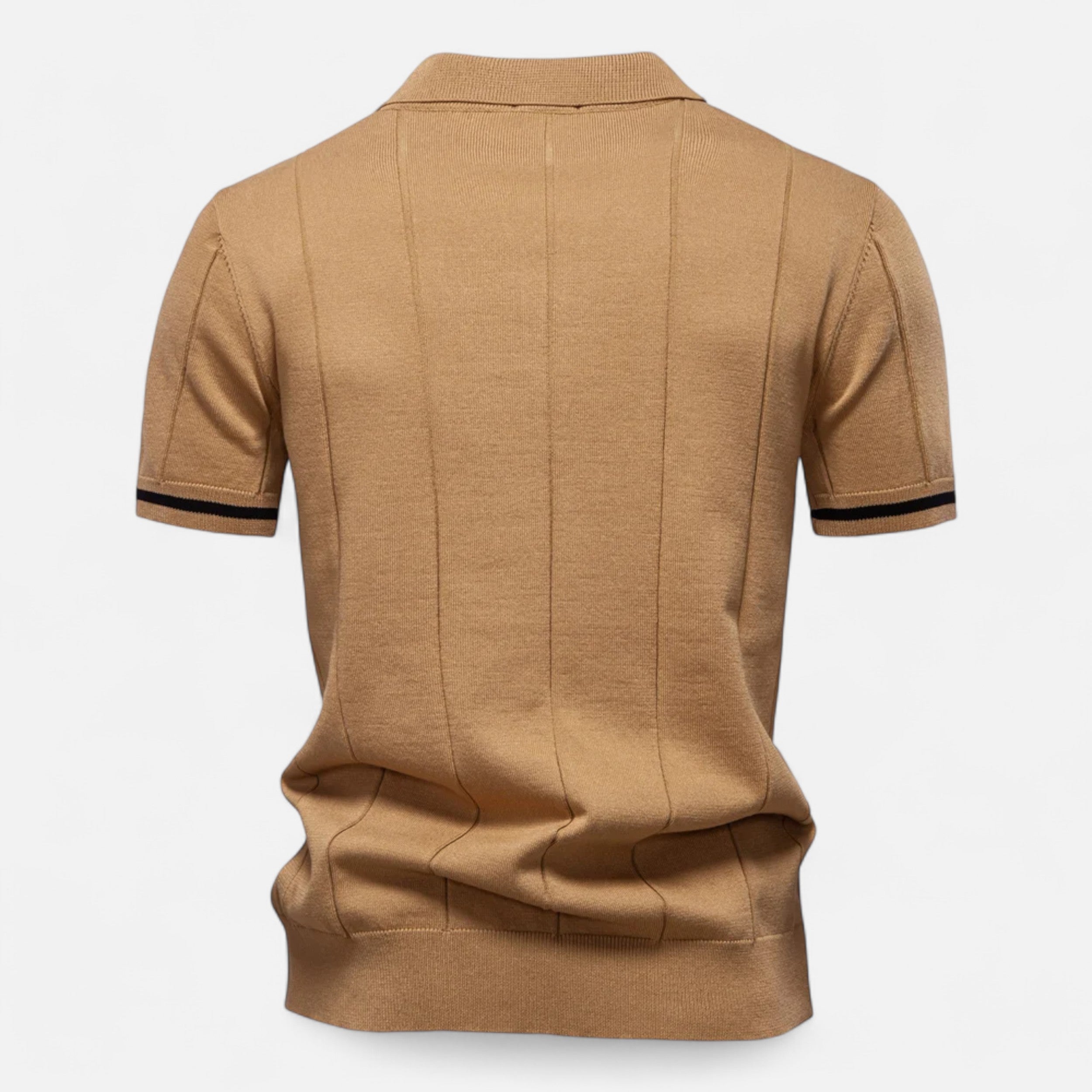 Maison Avenoire | Polo Homme Zippé Élégance Sportive