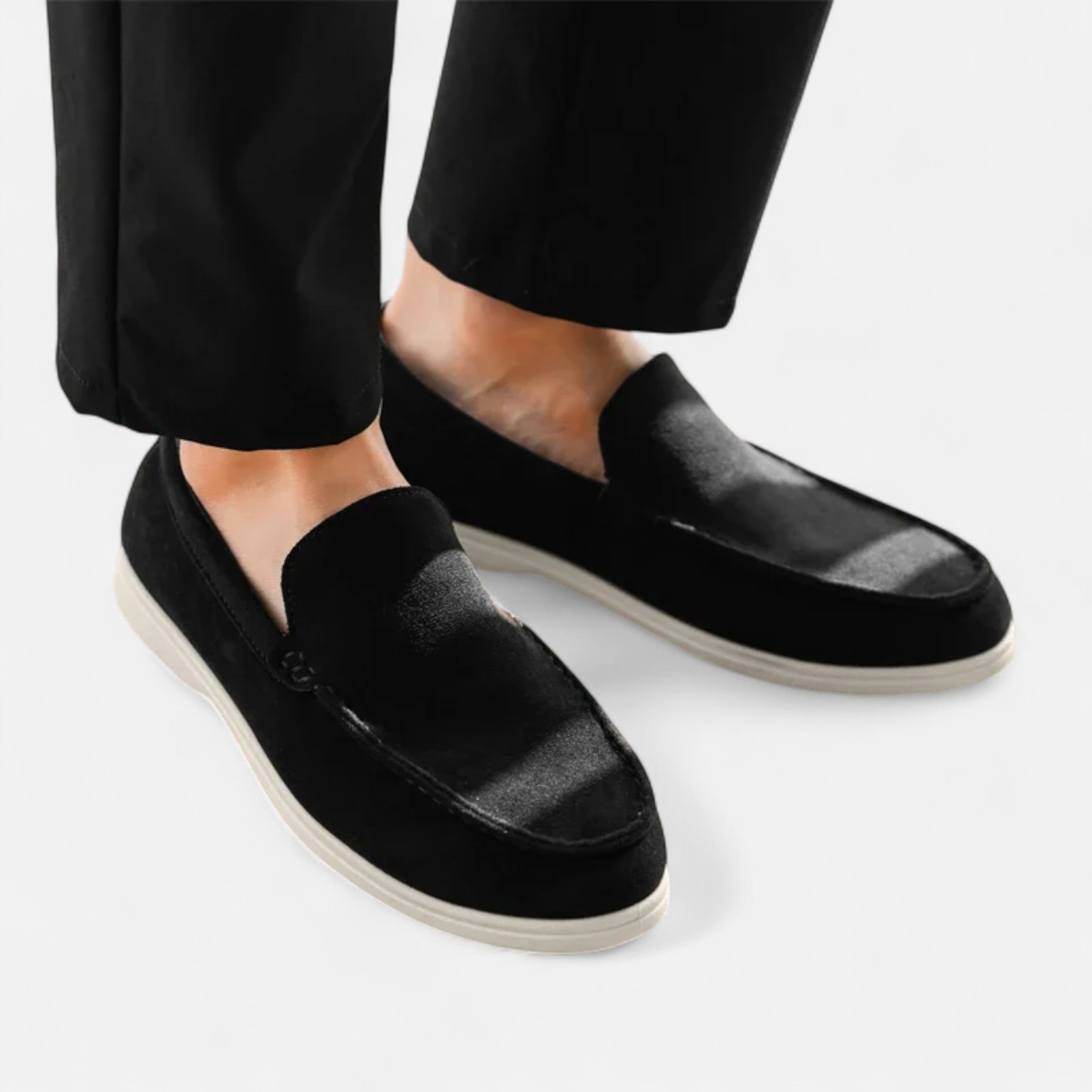 Maison Avenoire | Mocassins Homme Daim Style Britannique