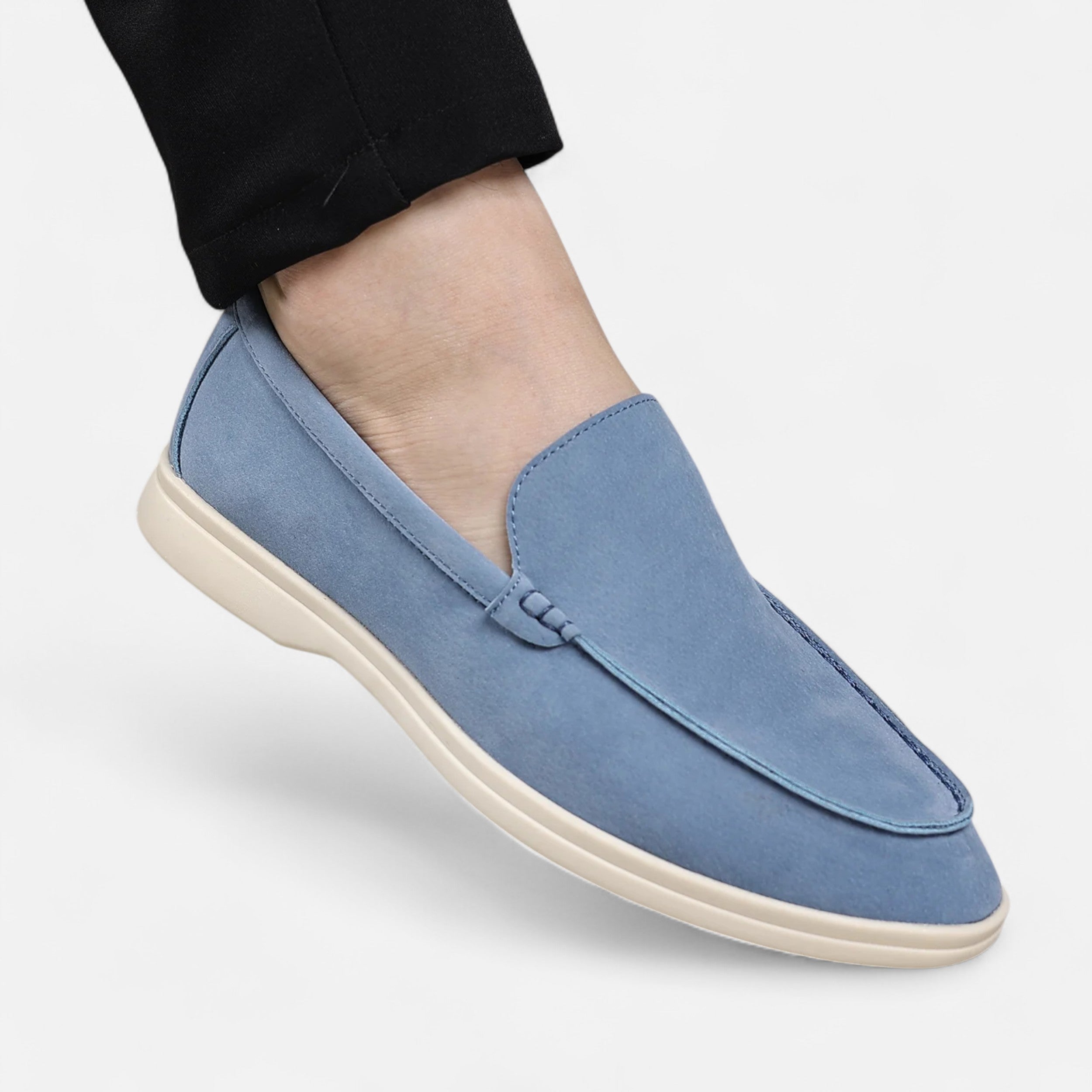 Maison Avenoire | Mocassins Homme Daim Britannique Intemporel