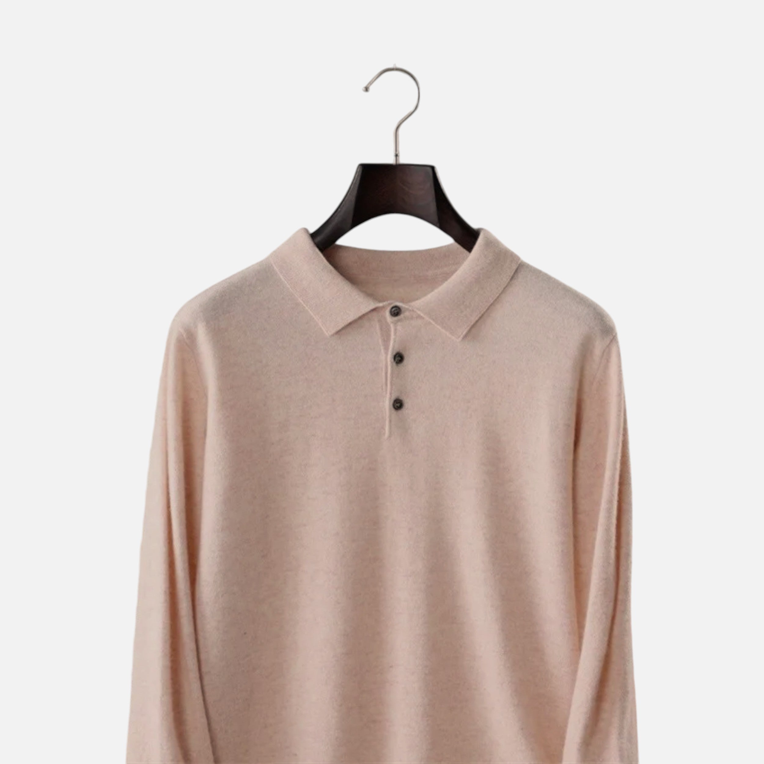 Maison Avenoire | Polo Pull Homme Cachemire Pur Élégant