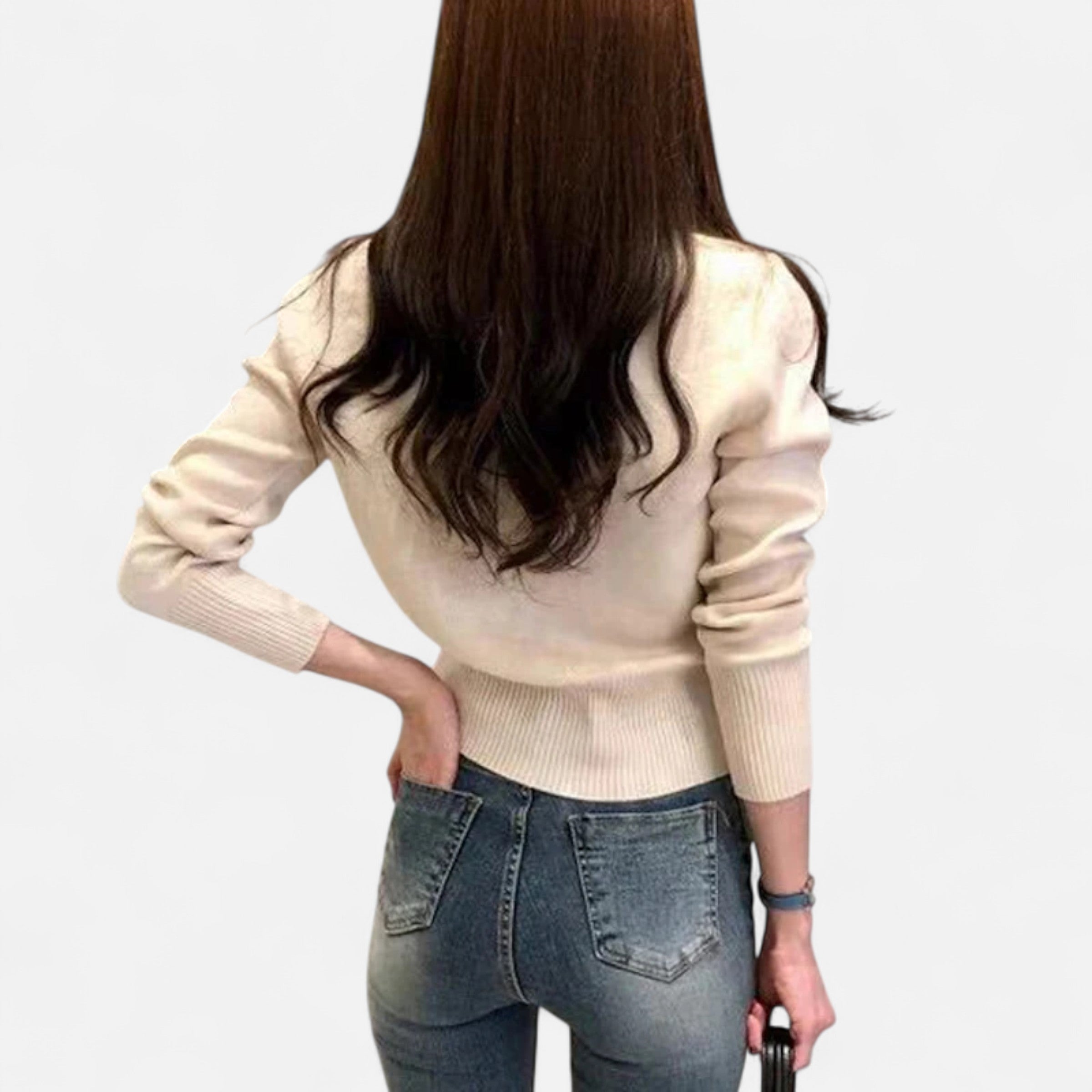 Maison Avenoire | Cardigan Femme Maille Slim Élégance Classique