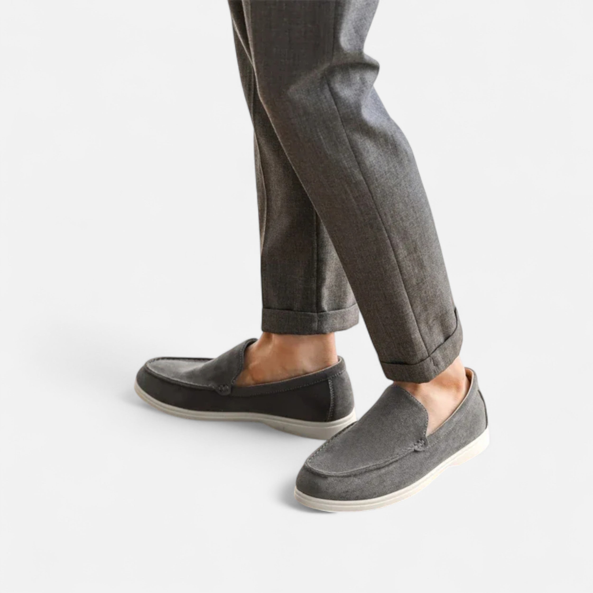 Maison Avenoire | Mocassins Homme Daim Style Britannique
