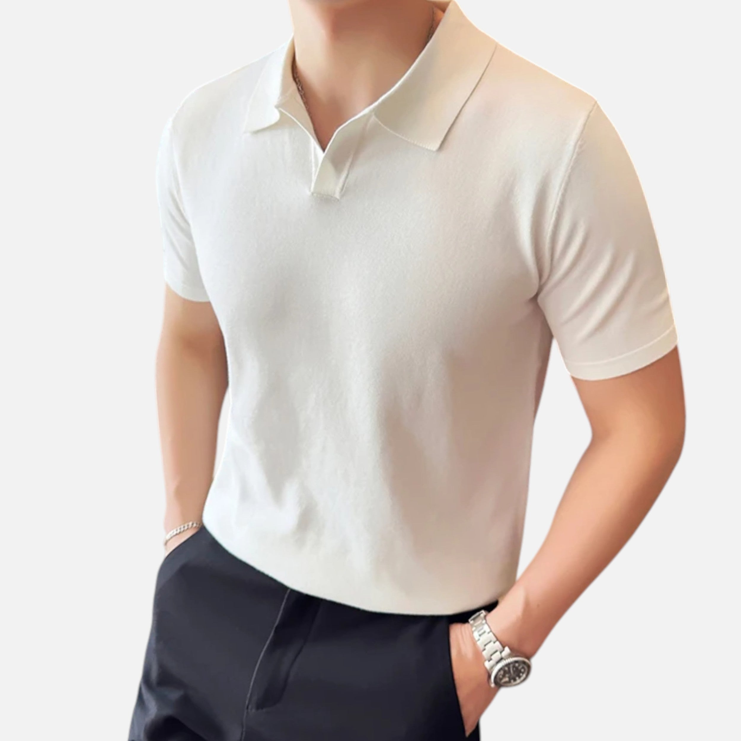 Maison Avenoire | Polo Homme Manches Courtes Raffinement Estival