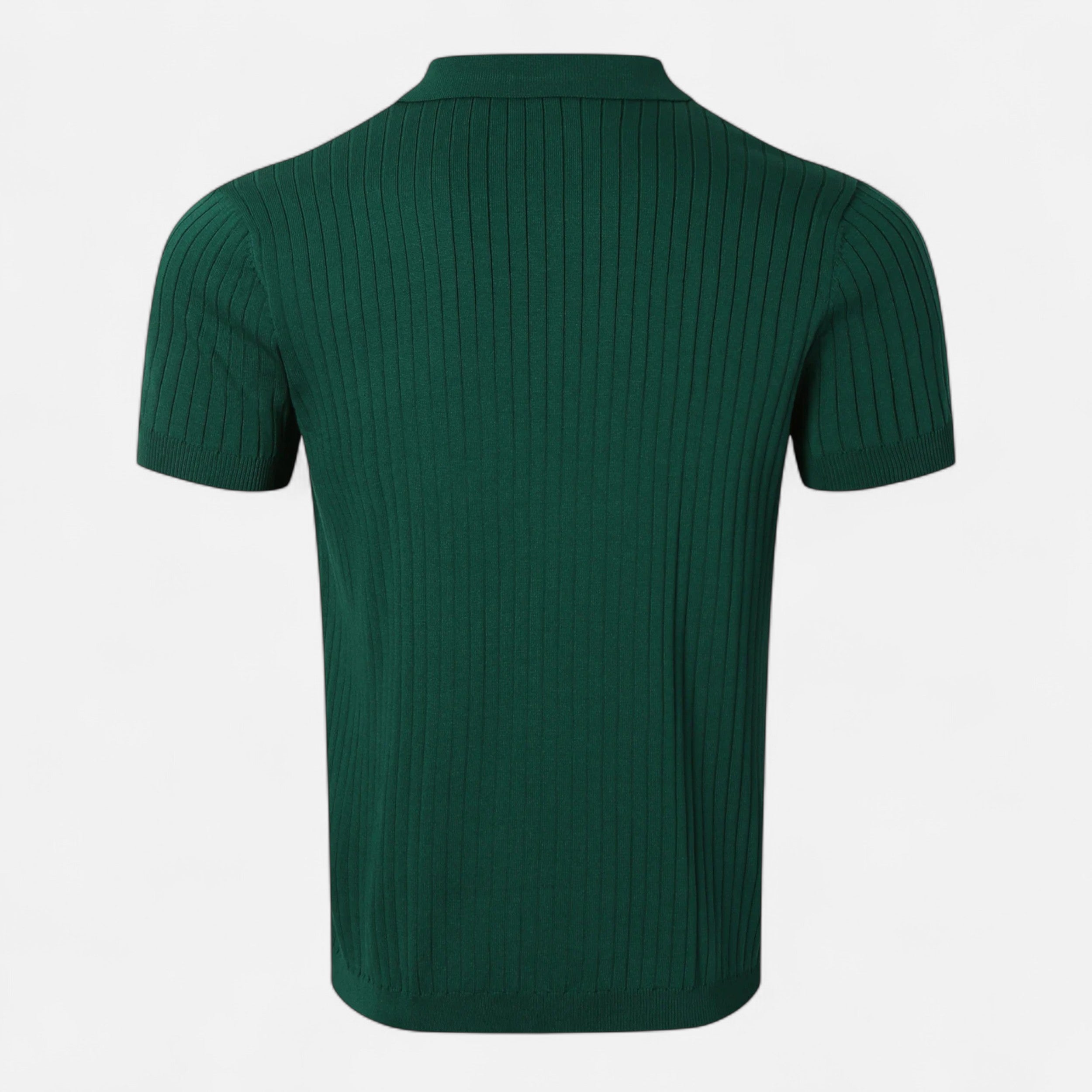 Maison Avenoire | Polo Homme Maille Rétro Col Rayé