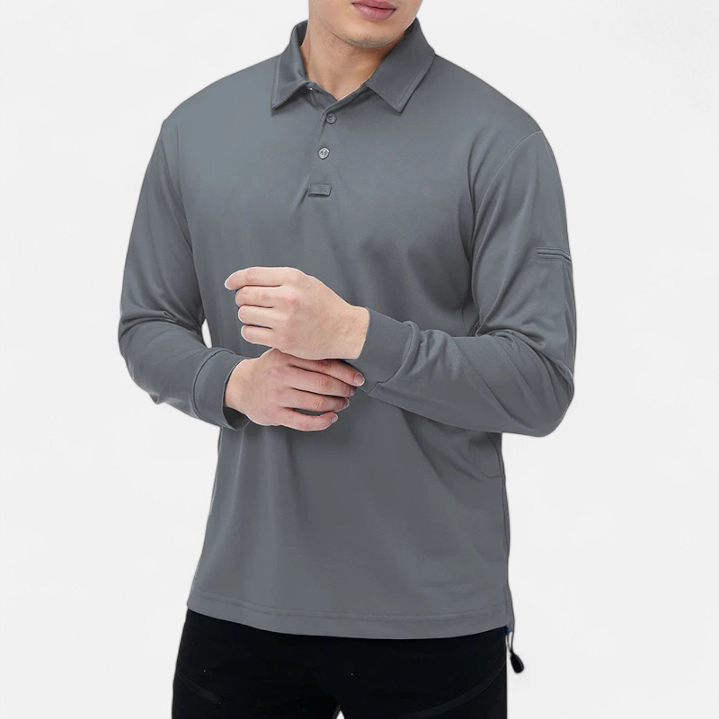 Maison Avenoire | Polo Homme Manches Longues Léger Outdoor
