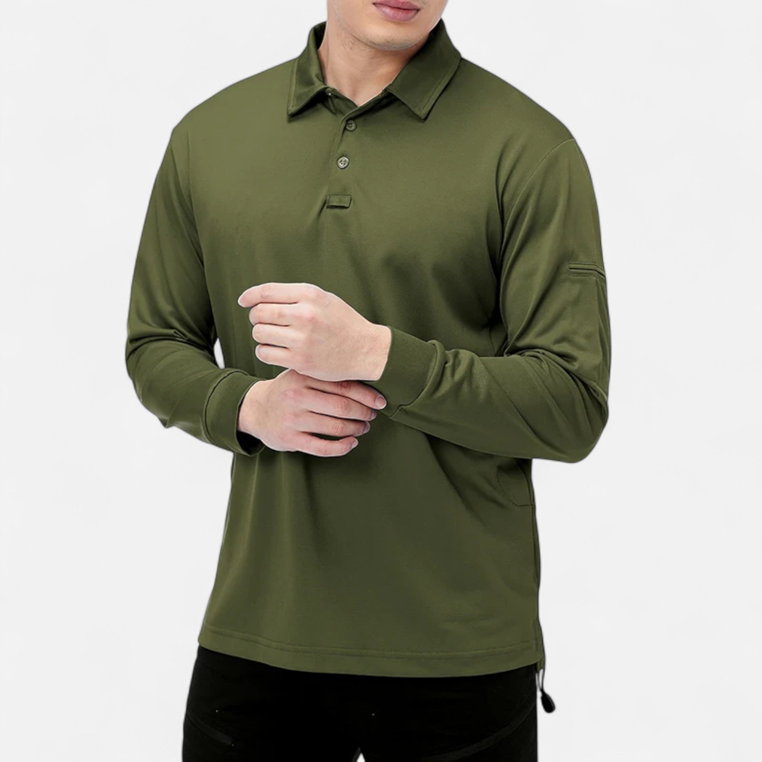 Maison Avenoire | Polo Homme Manches Longues Léger Outdoor