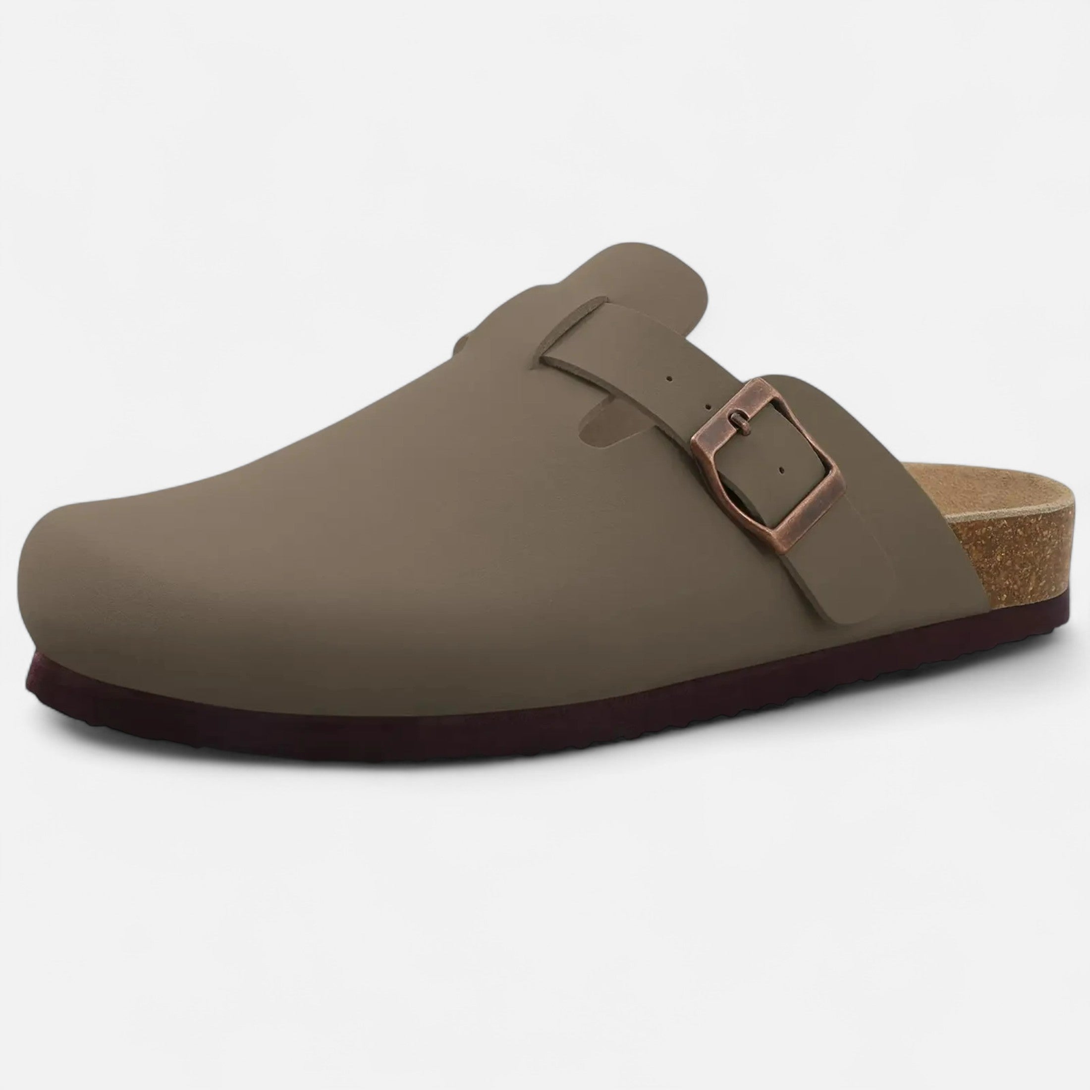 Maison Avenoire | Mules Femme Daim Semelle Liège Classiques