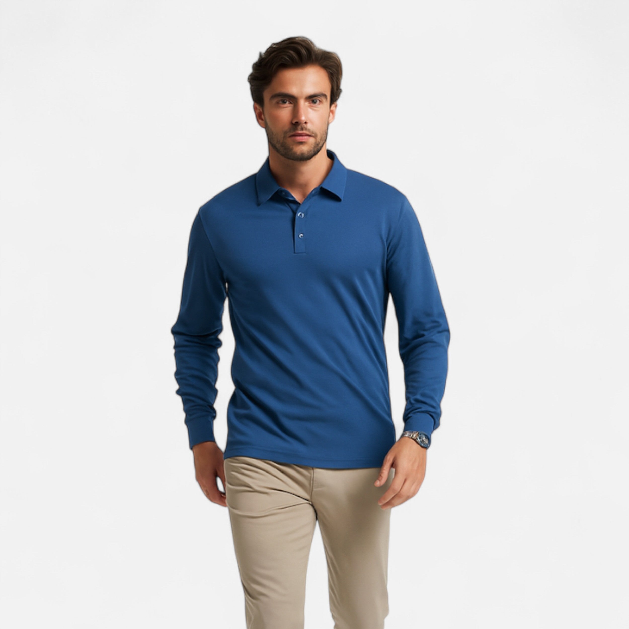 Maison Avenoire | Polo Homme Manches Longues Léger Outdoor