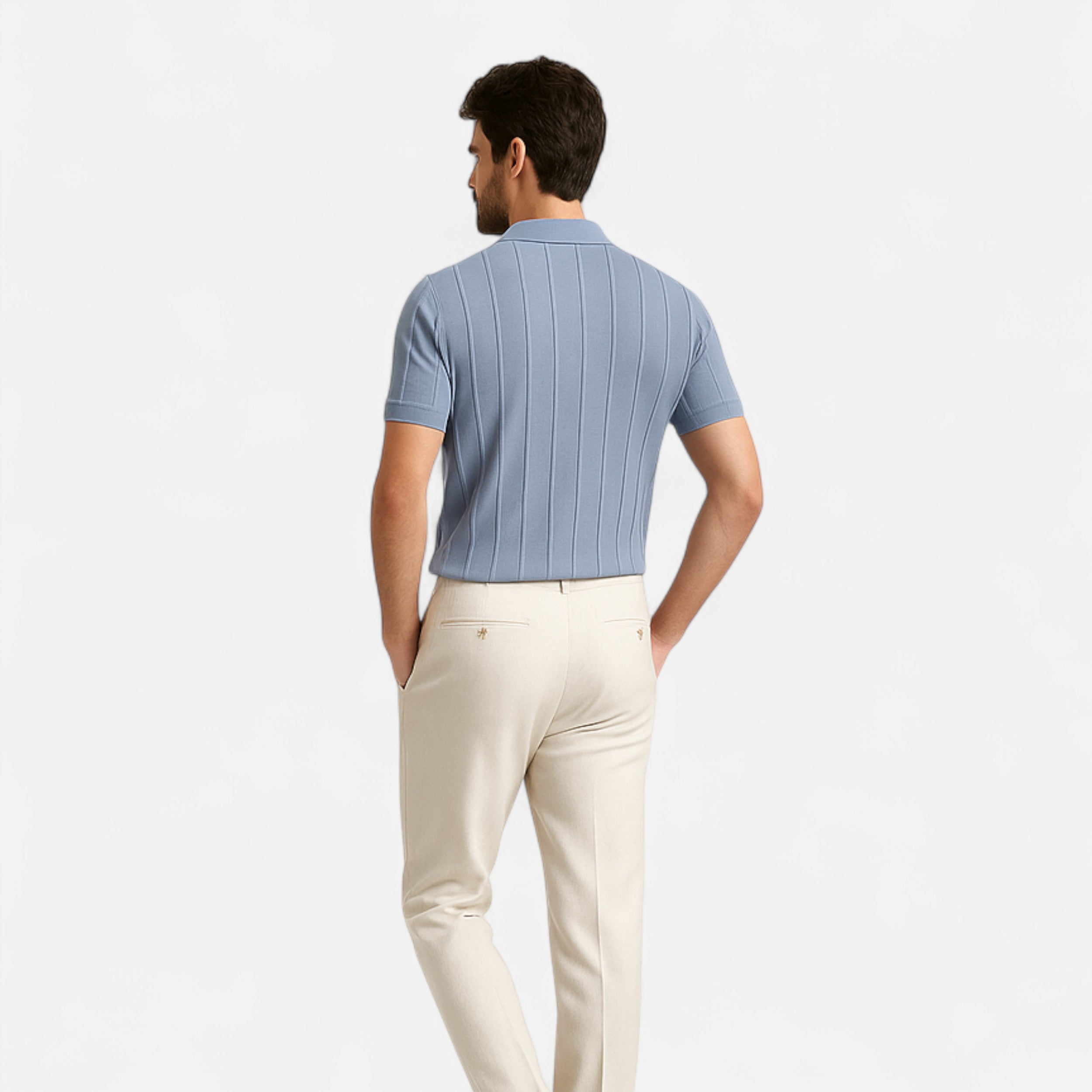 Maison Avenoire | Polo Homme Col Revers Maille Unie