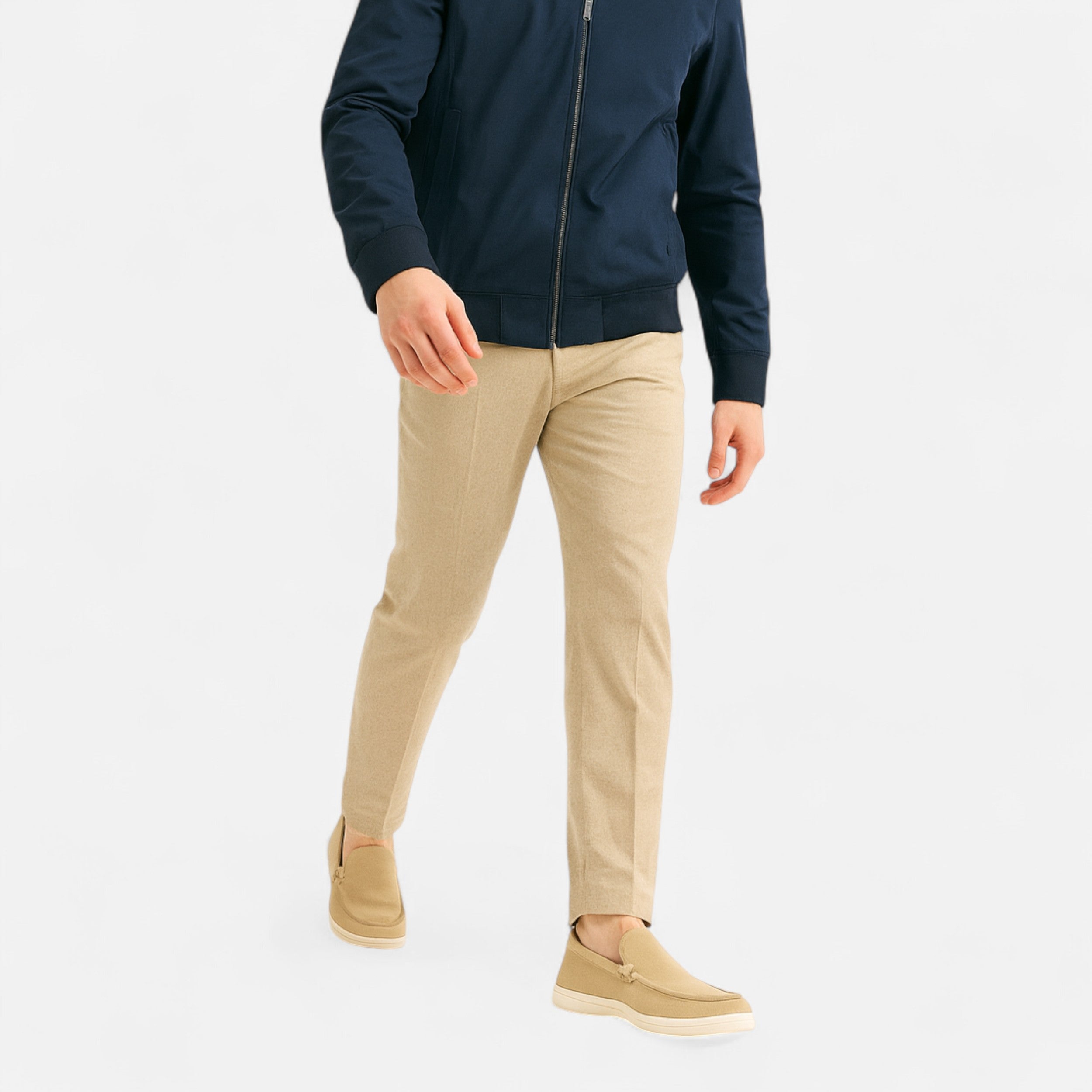Maison Avenoire | Mocassins Homme Daim Britannique Intemporel