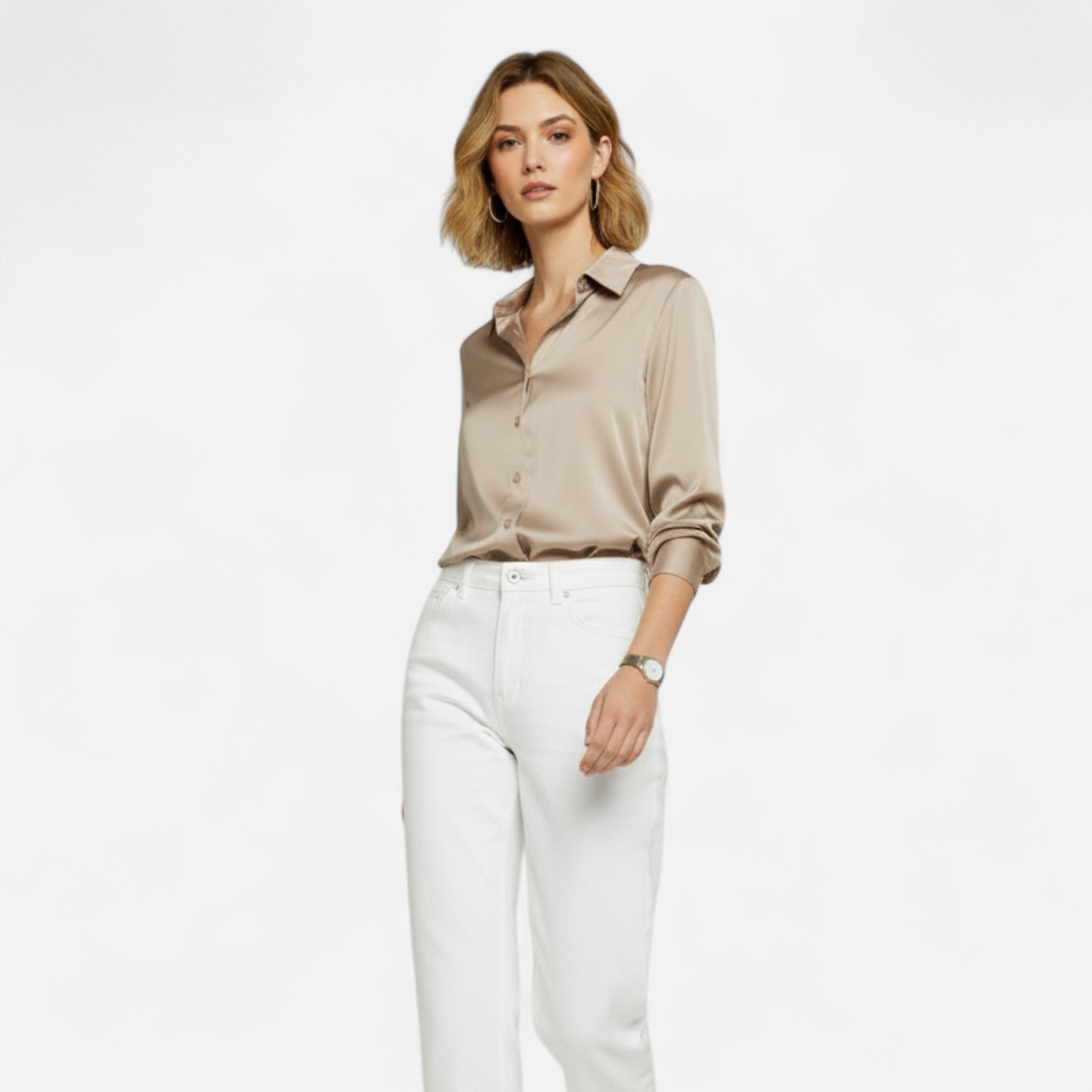 Maison Avenoire | Chemise Femme Col Classique Élégance Intemporelle