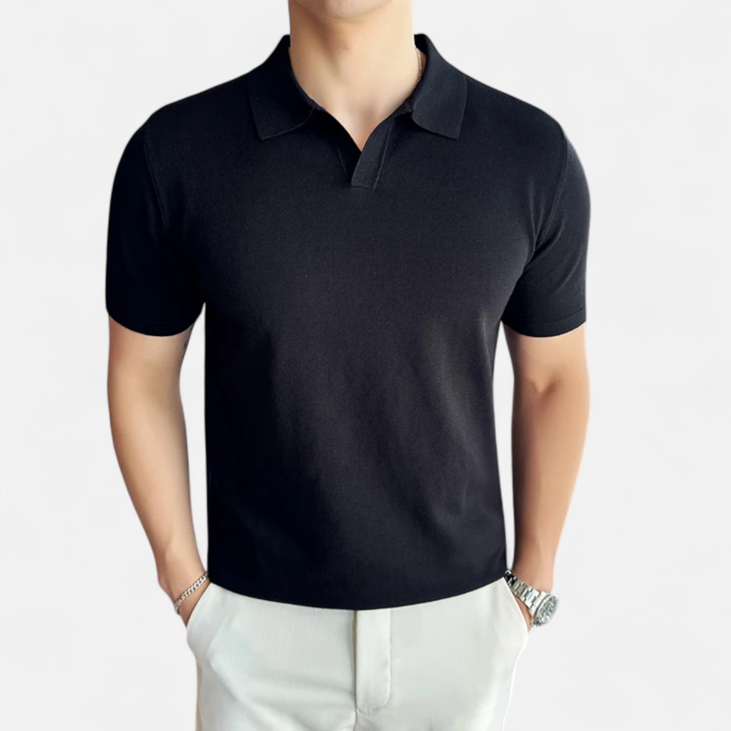 Maison Avenoire | Polo Homme Manches Courtes Raffinement Estival