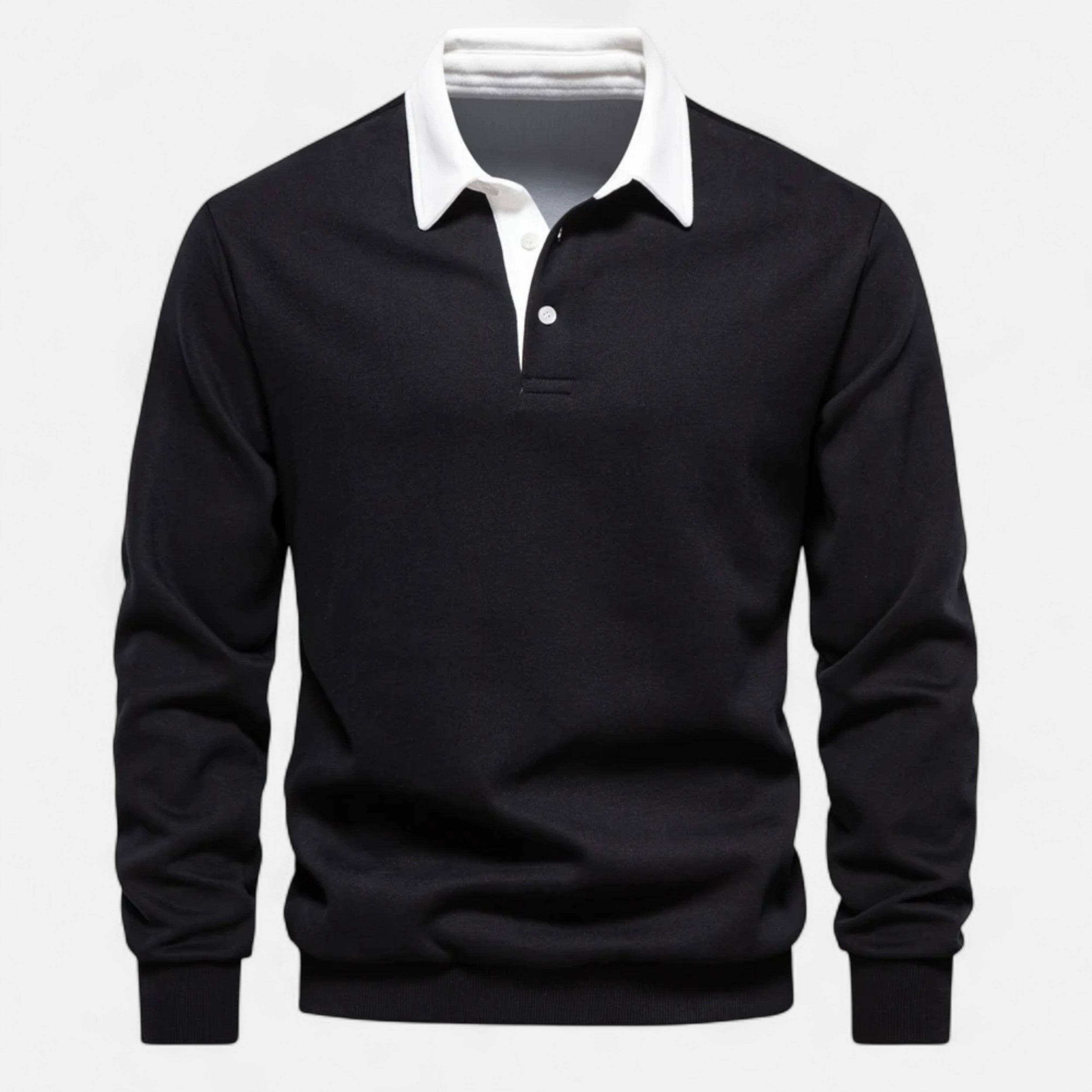 Maison Avenoire | Sweatshirt Homme Col Polo Coton Héritage