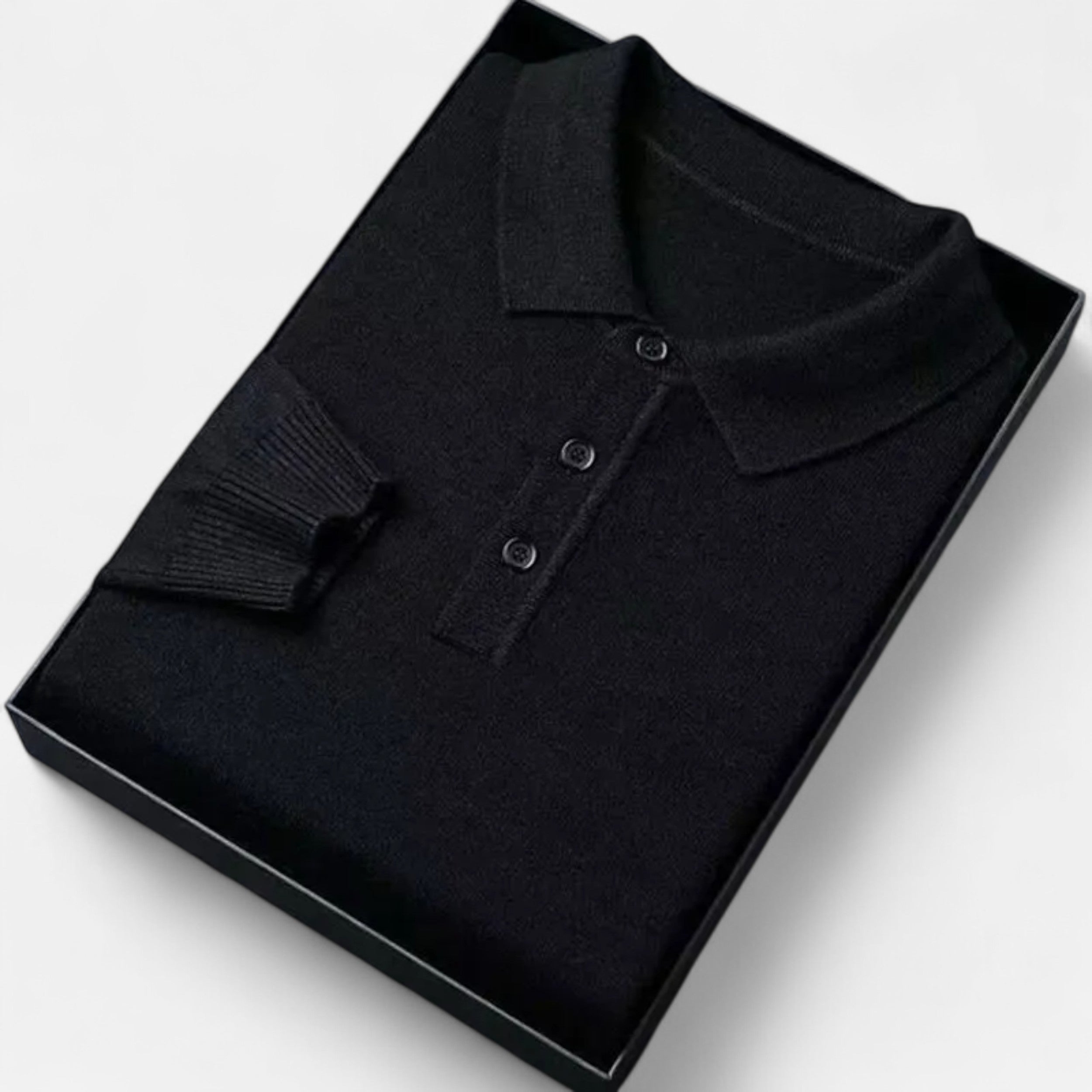 Maison Avenoire | Polo Pull Homme Cachemire Pur Élégant