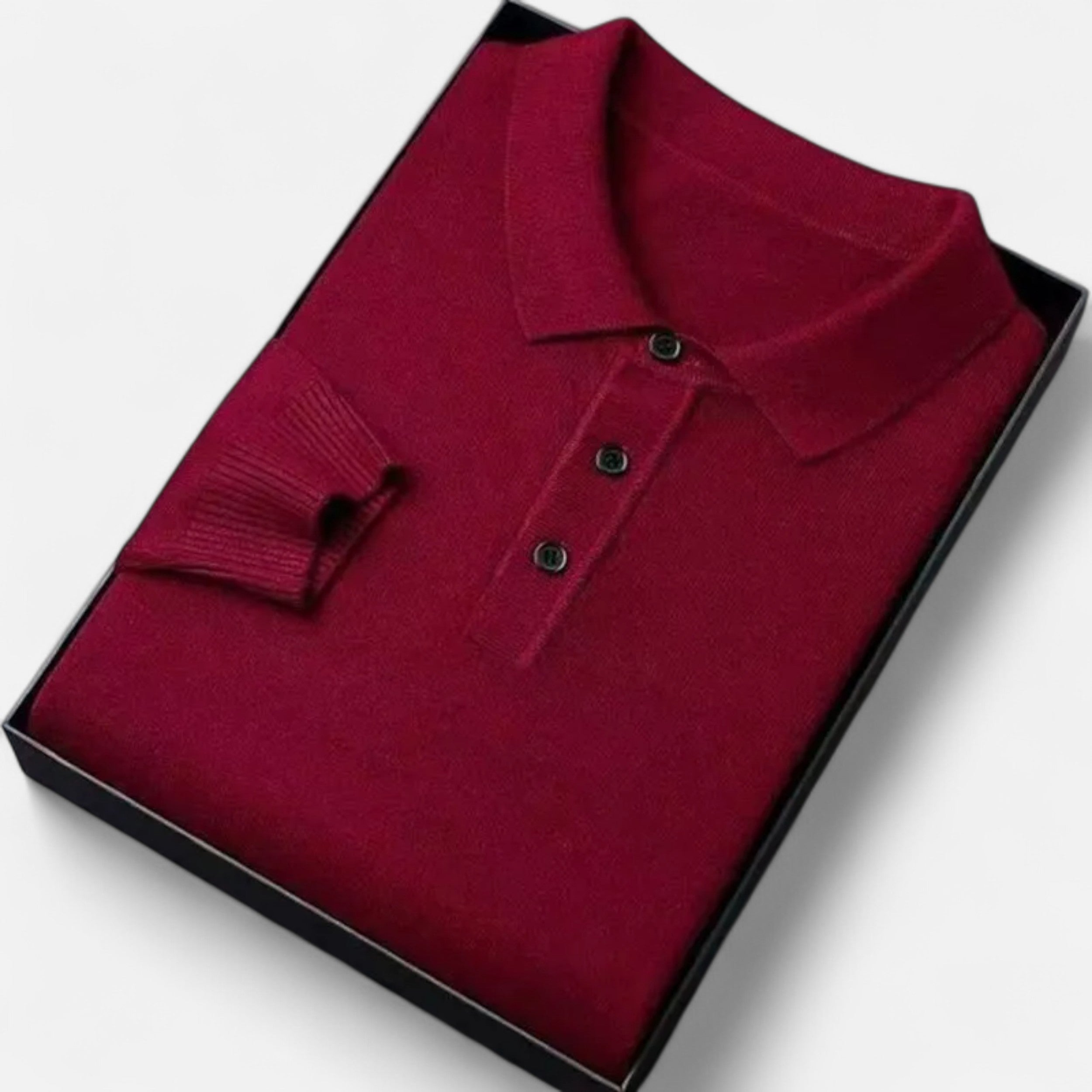 Maison Avenoire | Polo Pull Homme Cachemire Pur Élégant
