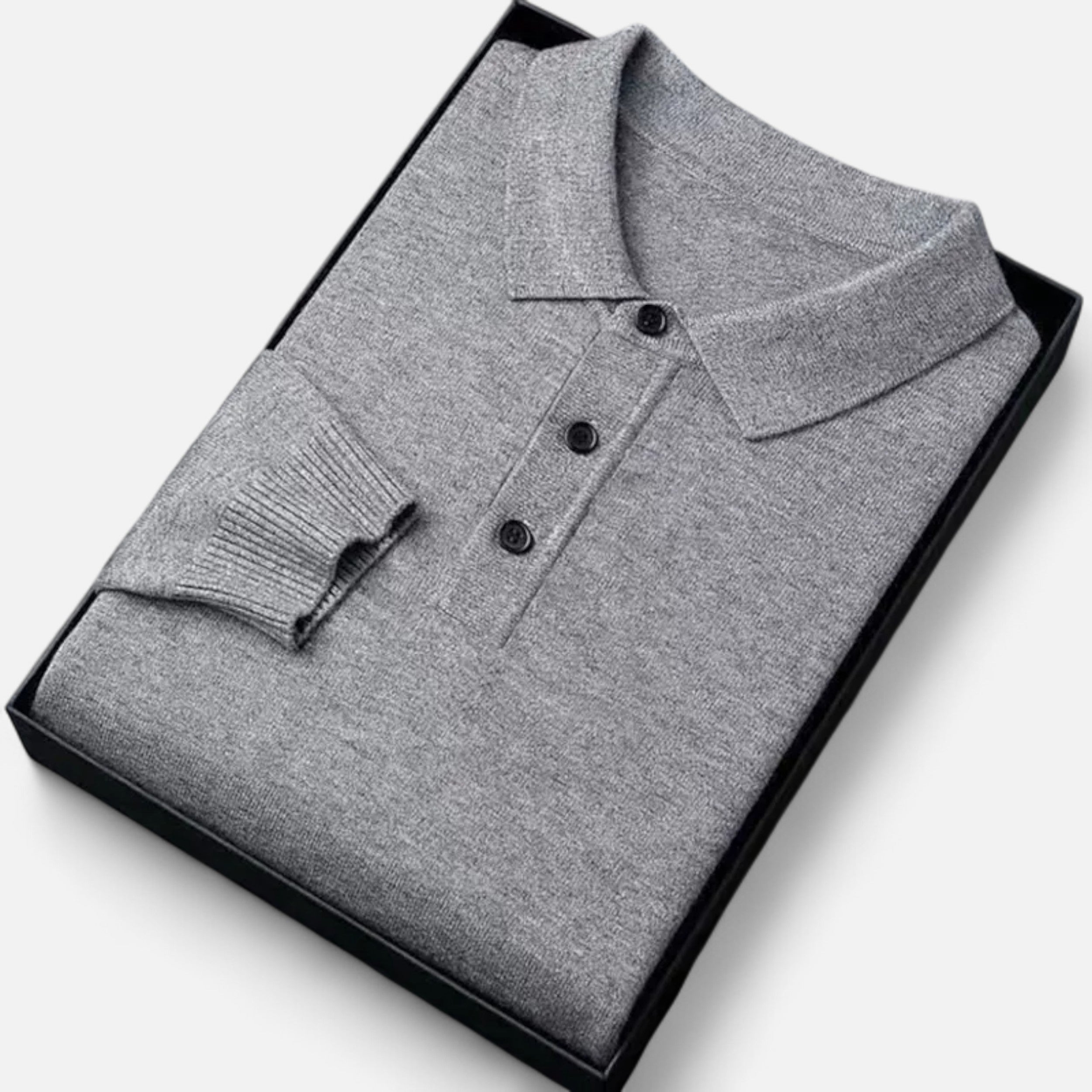 Maison Avenoire | Polo Pull Homme Cachemire Pur Élégant