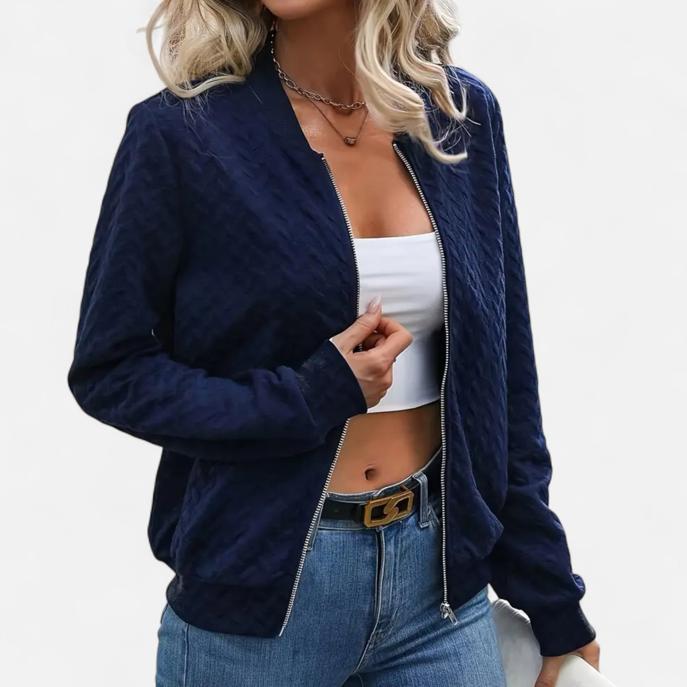 Maison Avenoire — Veste Élégante Femme à Zip