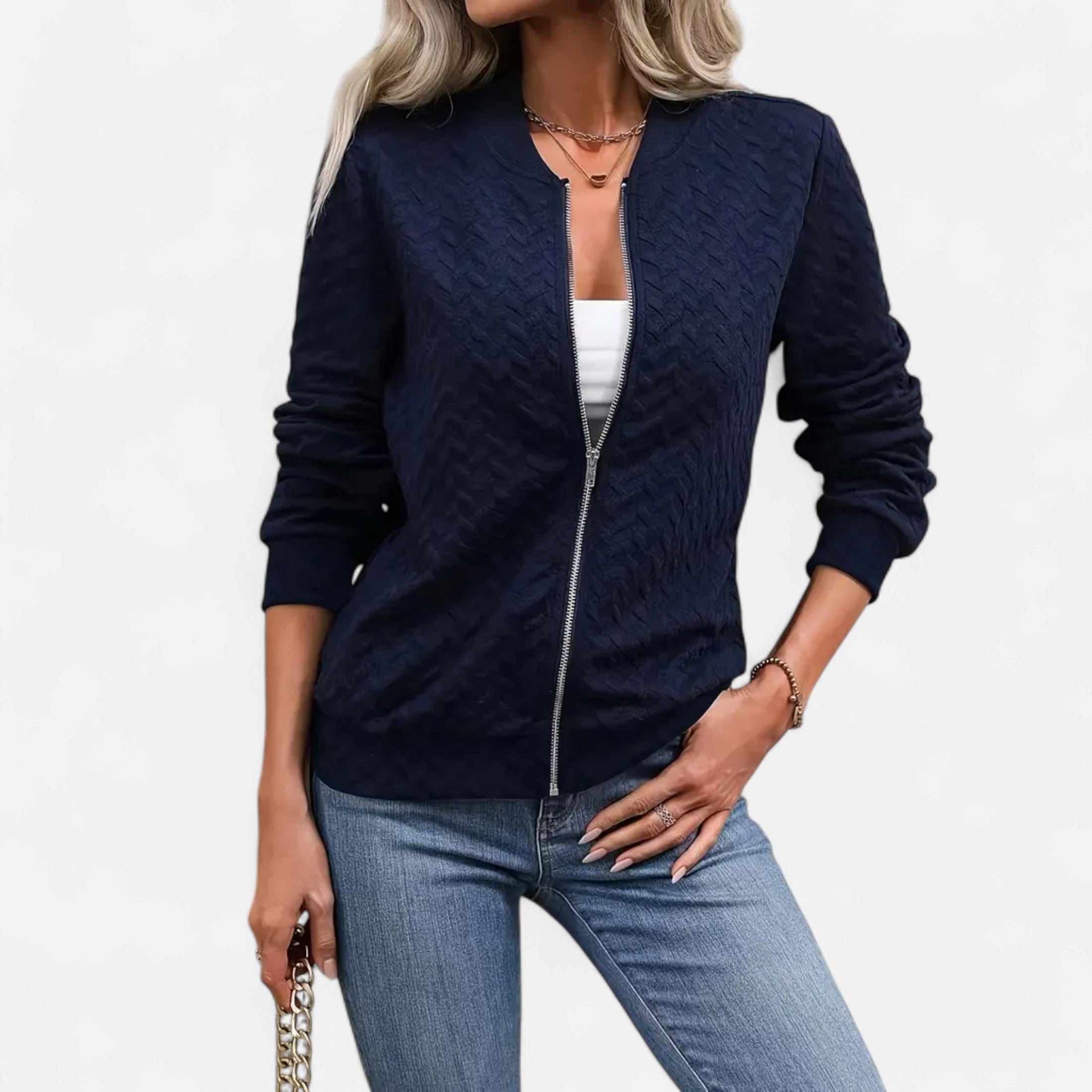 Maison Avenoire — Veste Élégante Femme à Zip