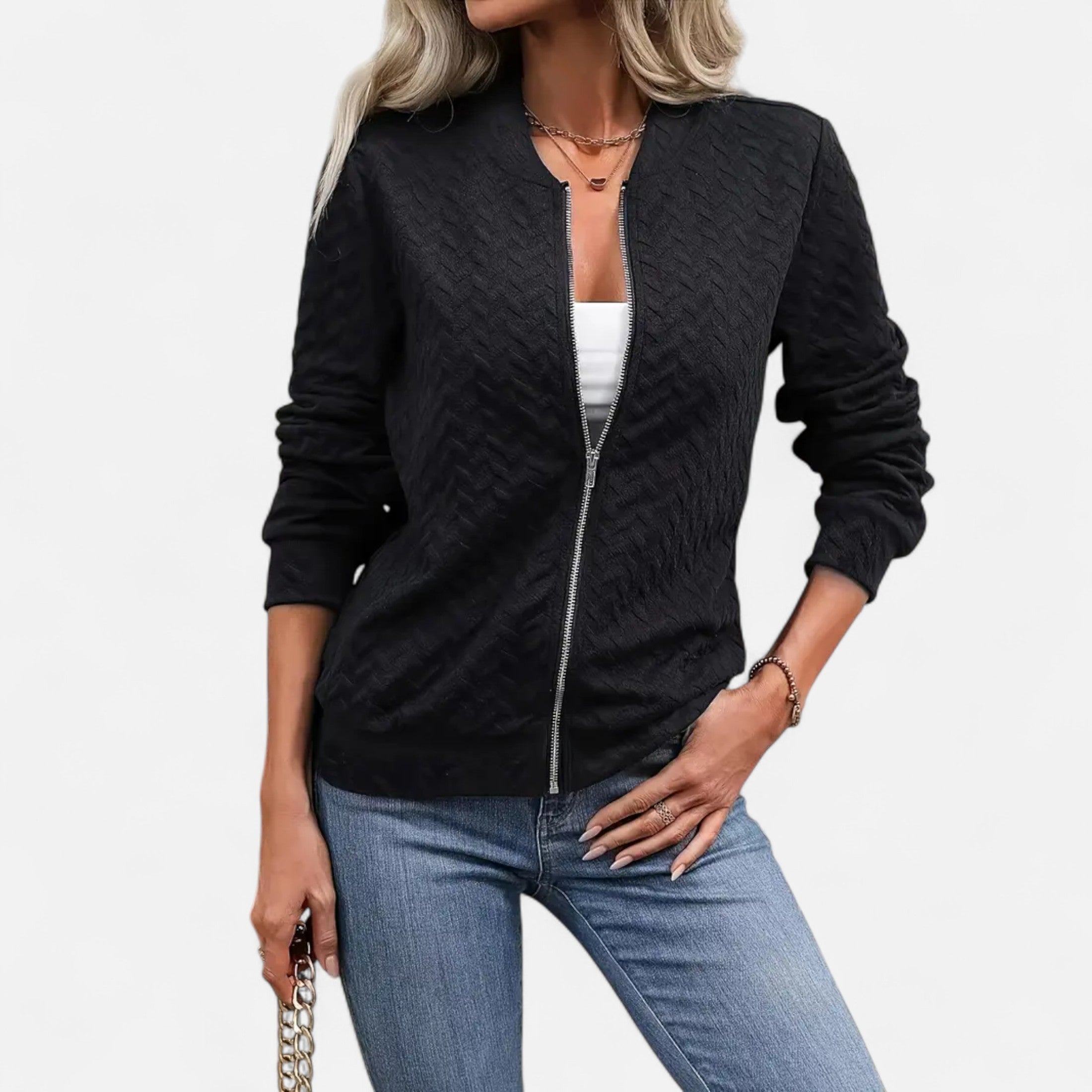 Maison Avenoire — Veste Élégante Femme à Zip