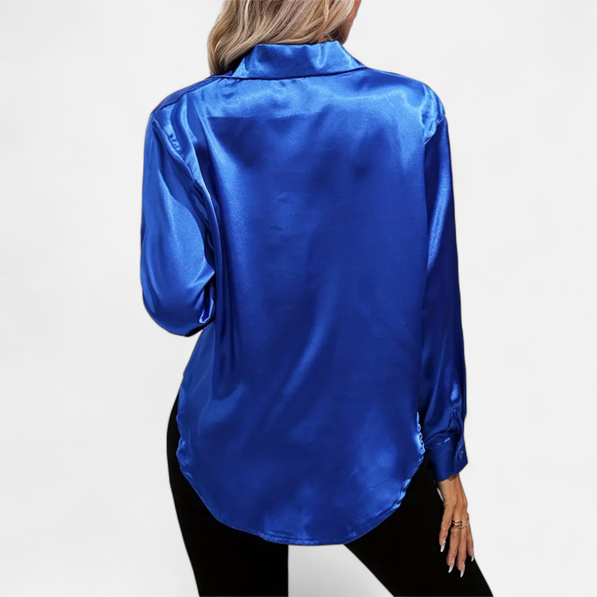 Maison Avenoire | Chemise Femme Satin Col Tailleur