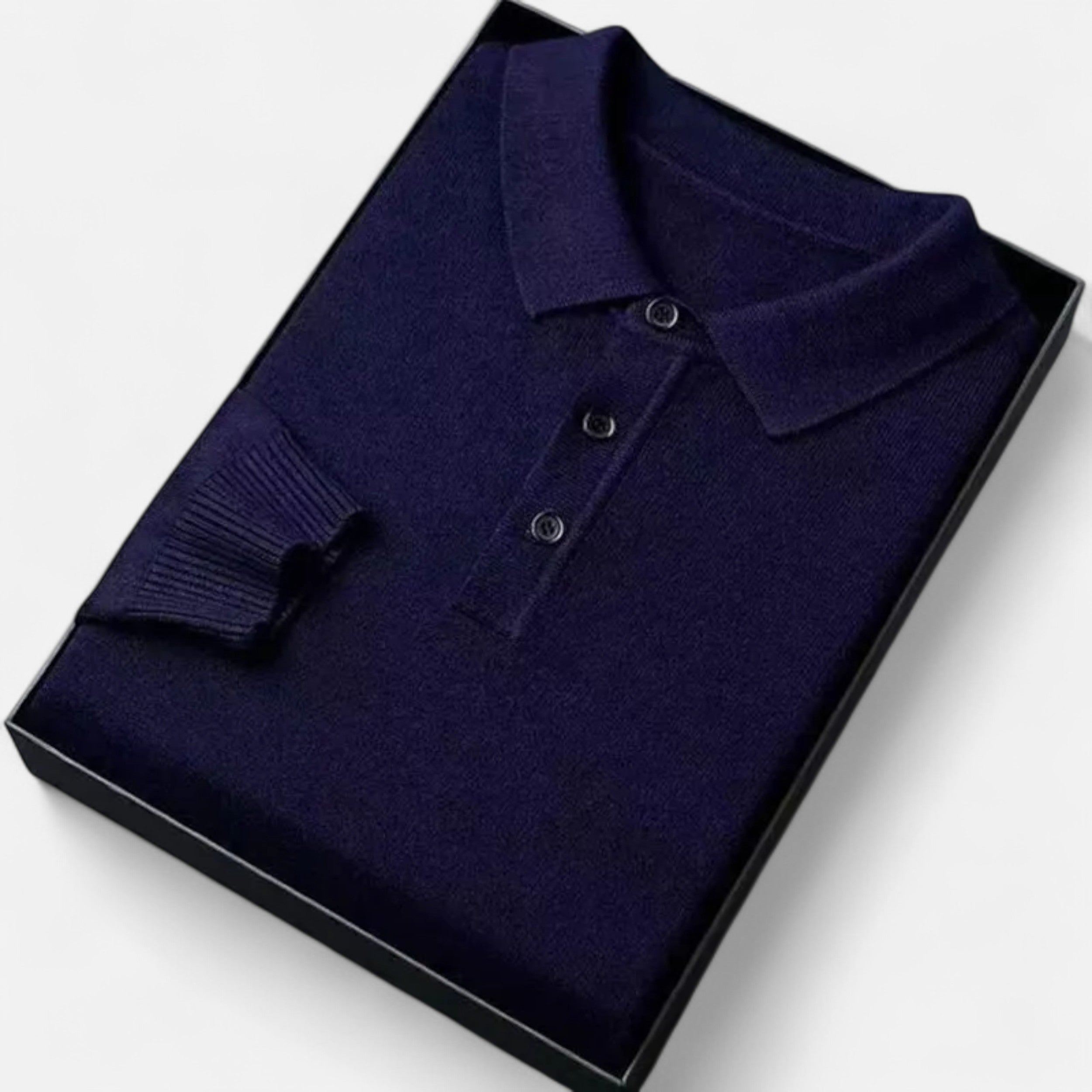 Maison Avenoire | Polo Pull Homme Cachemire Pur Élégant