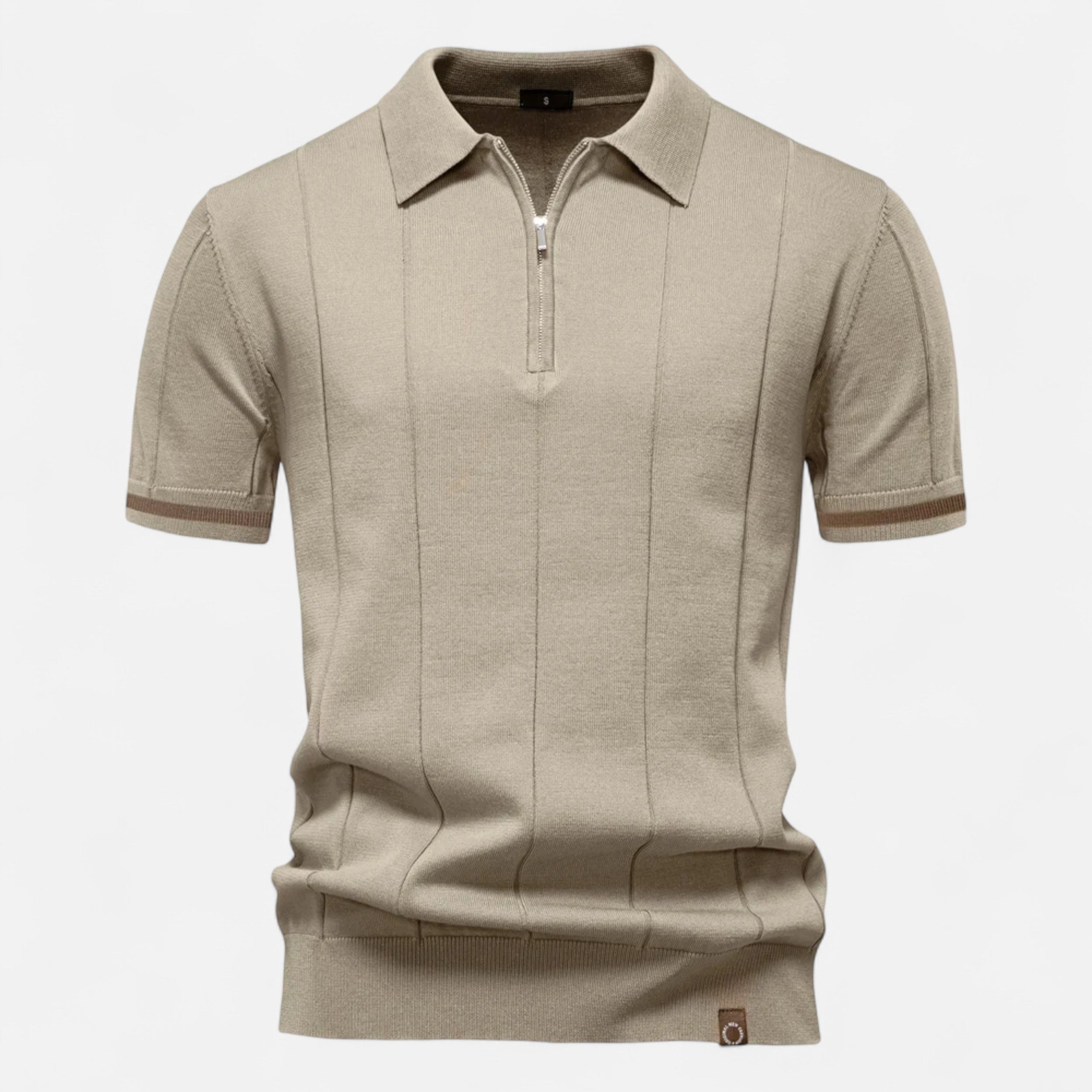 Maison Avenoire | Polo Homme Zippé Élégance Sportive