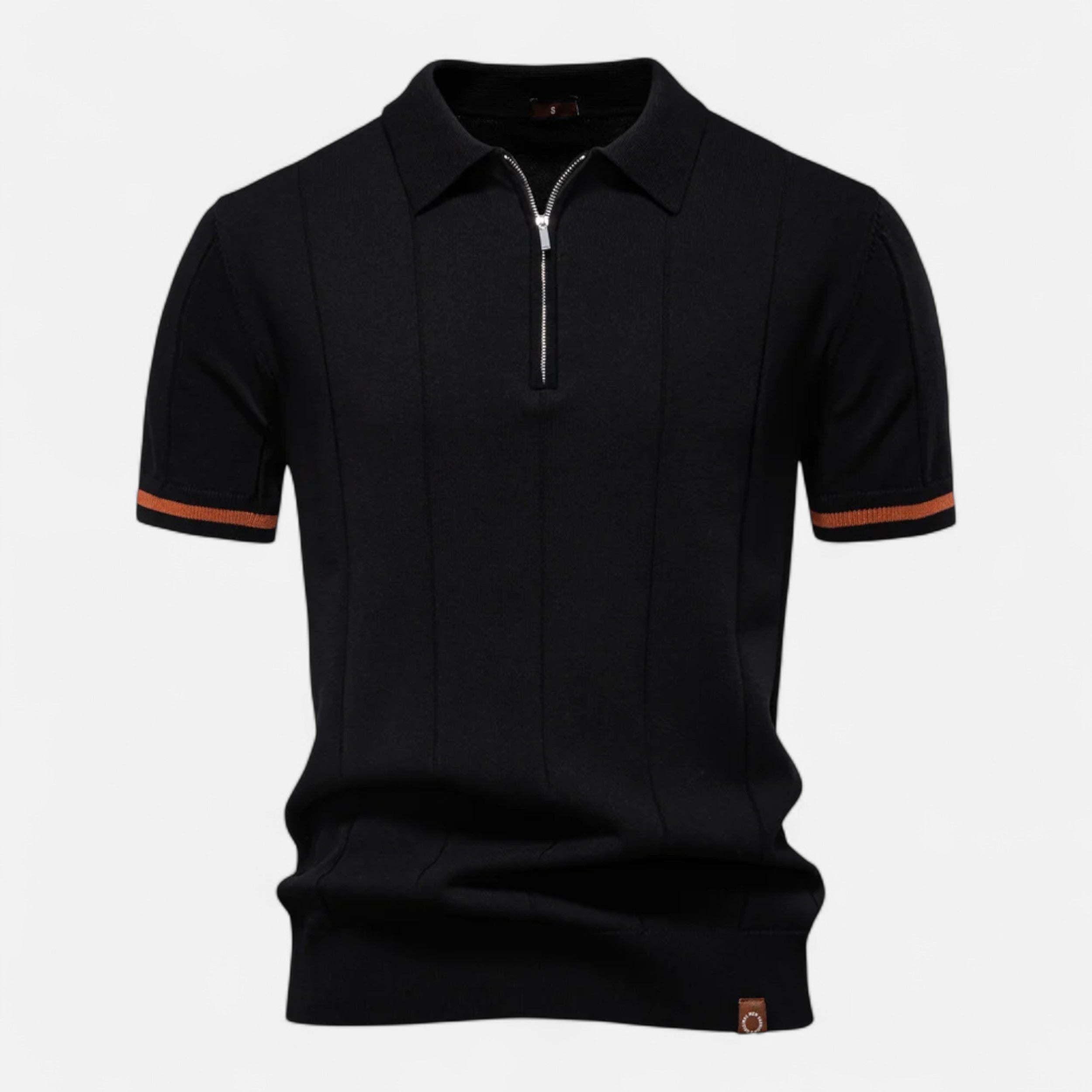 Maison Avenoire | Polo Homme Zippé Élégance Sportive