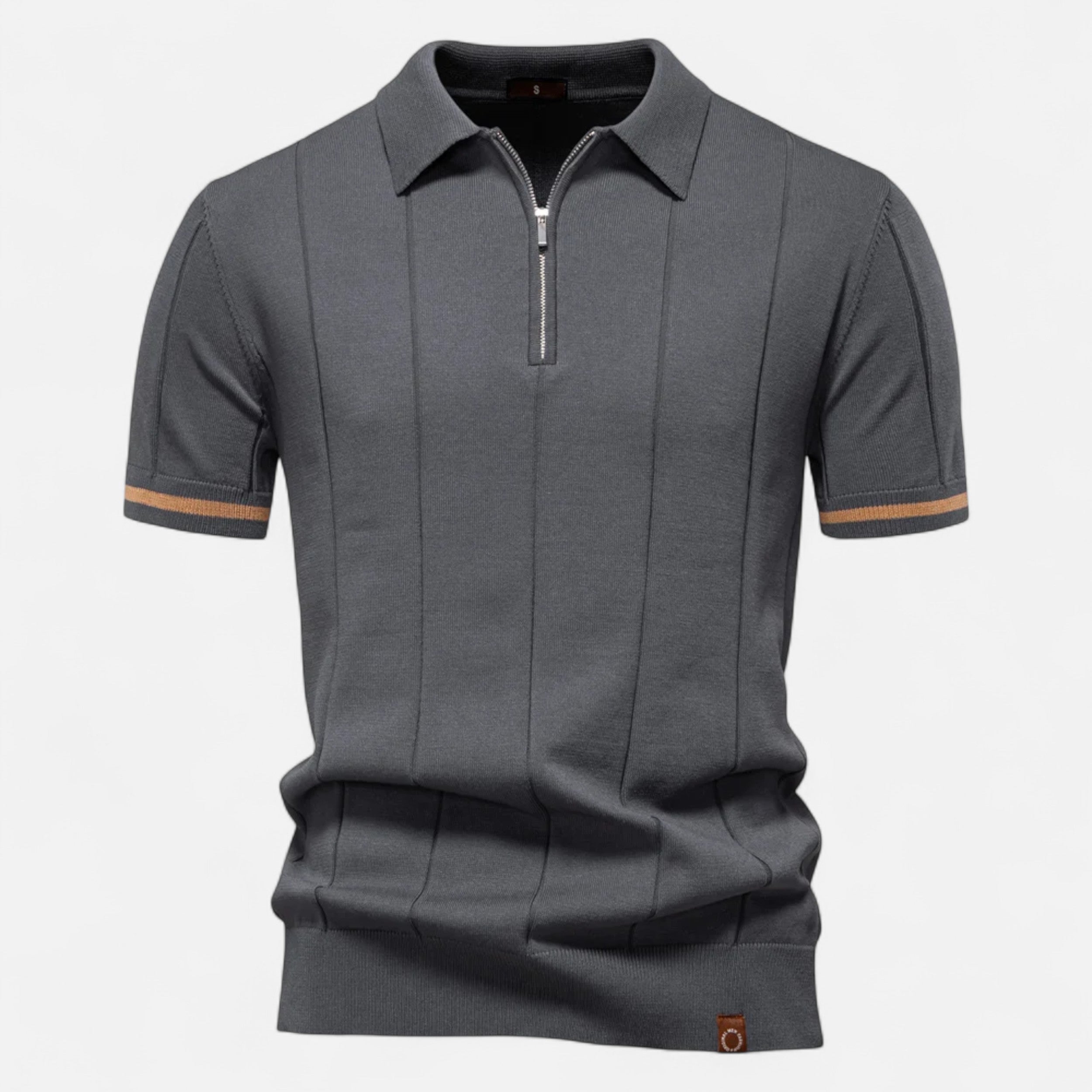 Maison Avenoire | Polo Homme Zippé Élégance Sportive