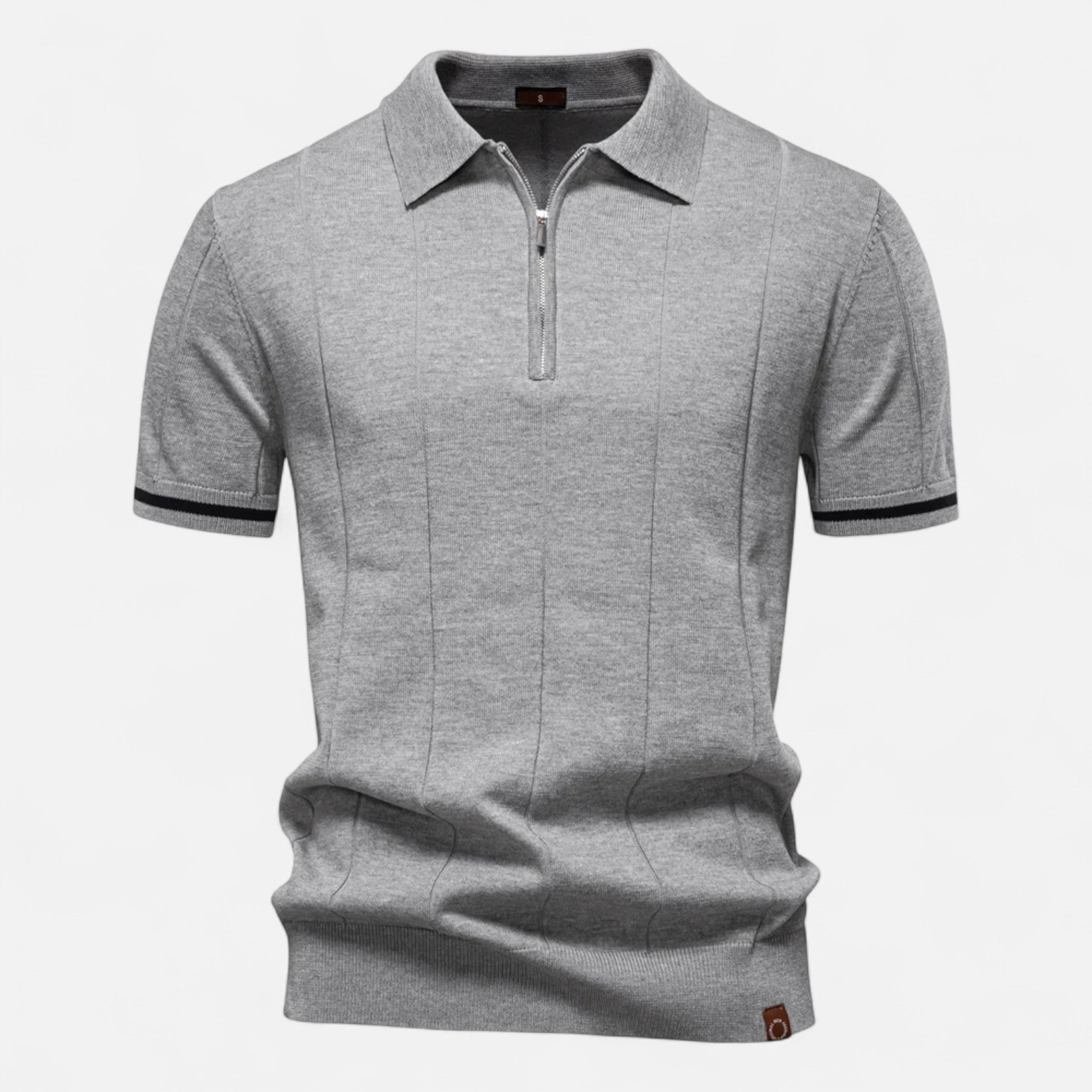 Maison Avenoire | Polo Homme Zippé Élégance Sportive