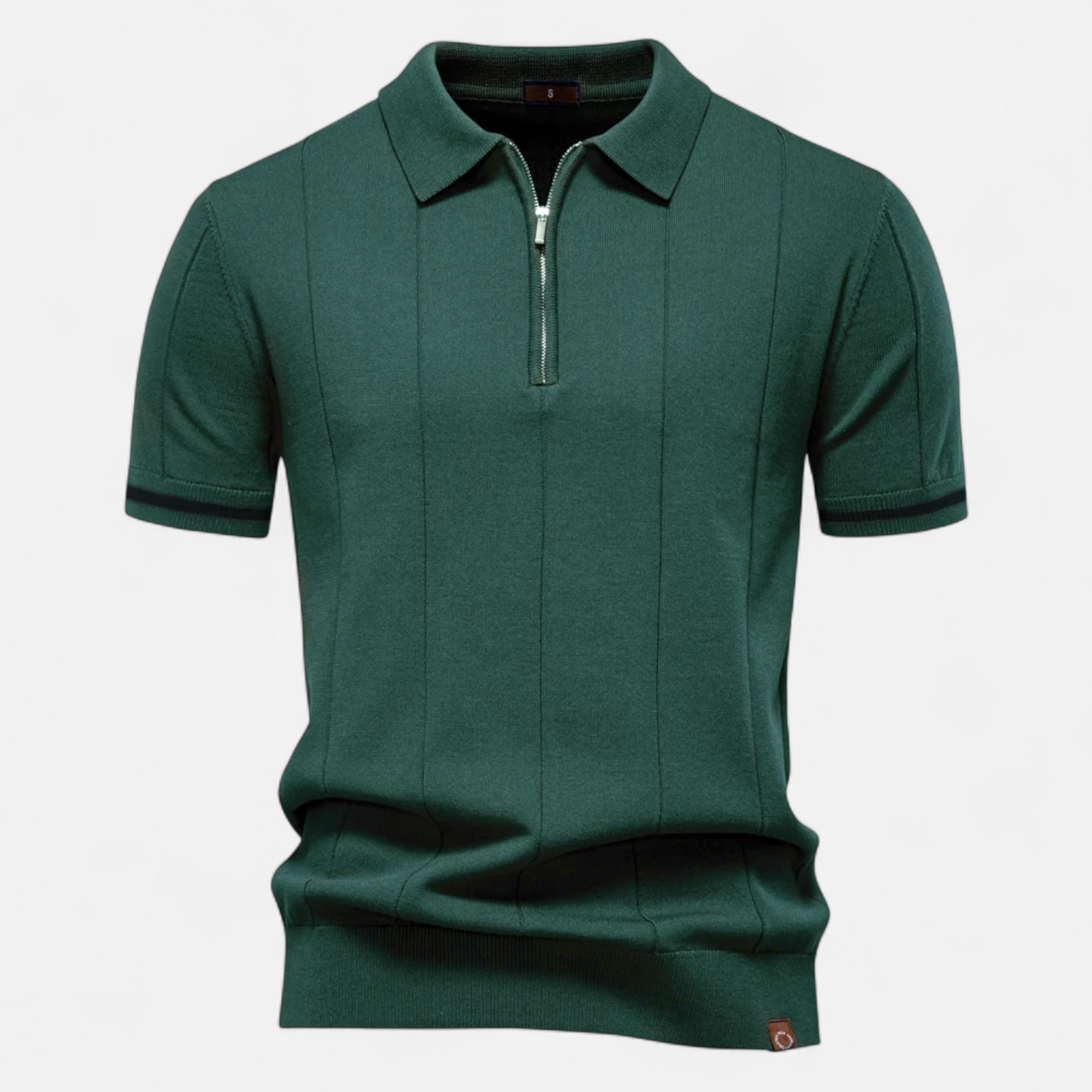 Maison Avenoire | Polo Homme Zippé Élégance Sportive