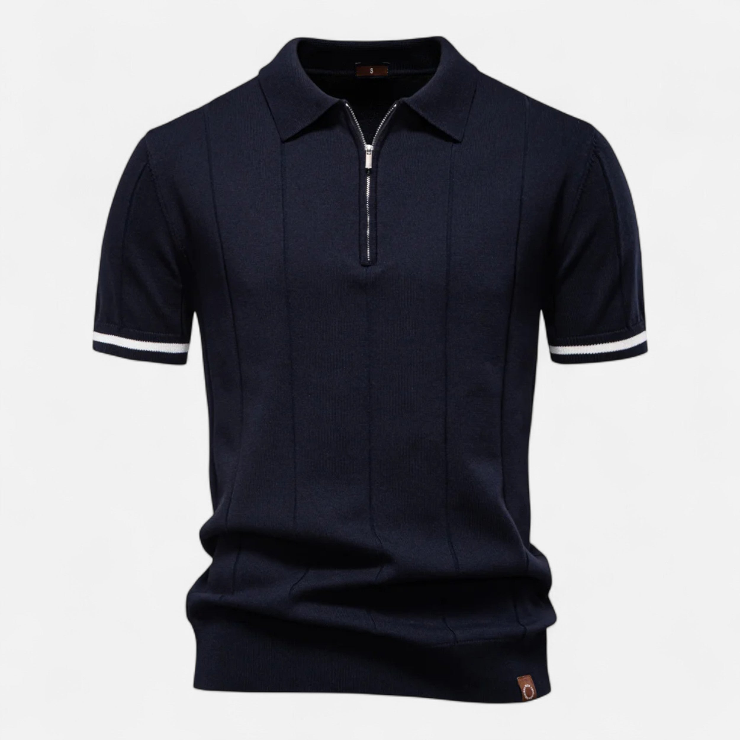 Maison Avenoire | Polo Homme Zippé Élégance Sportive