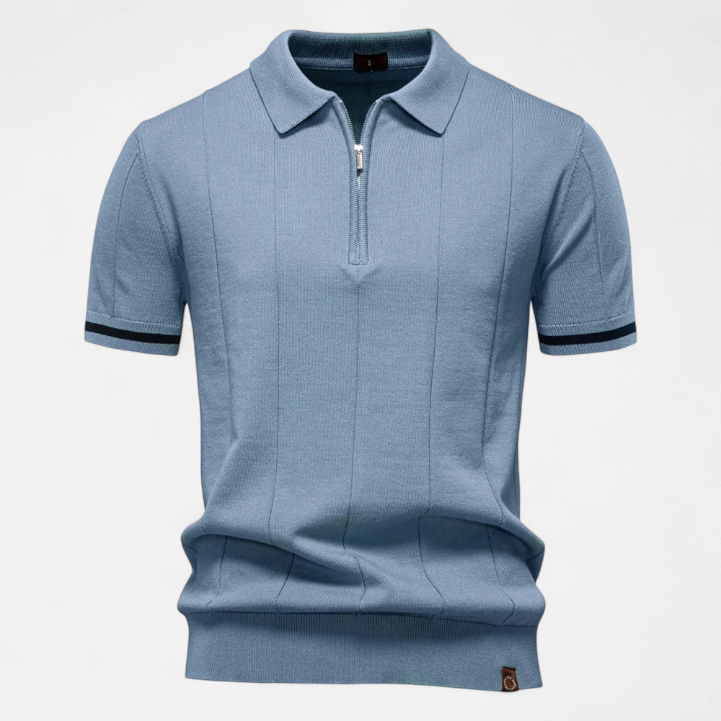 Maison Avenoire | Polo Homme Zippé Élégance Sportive