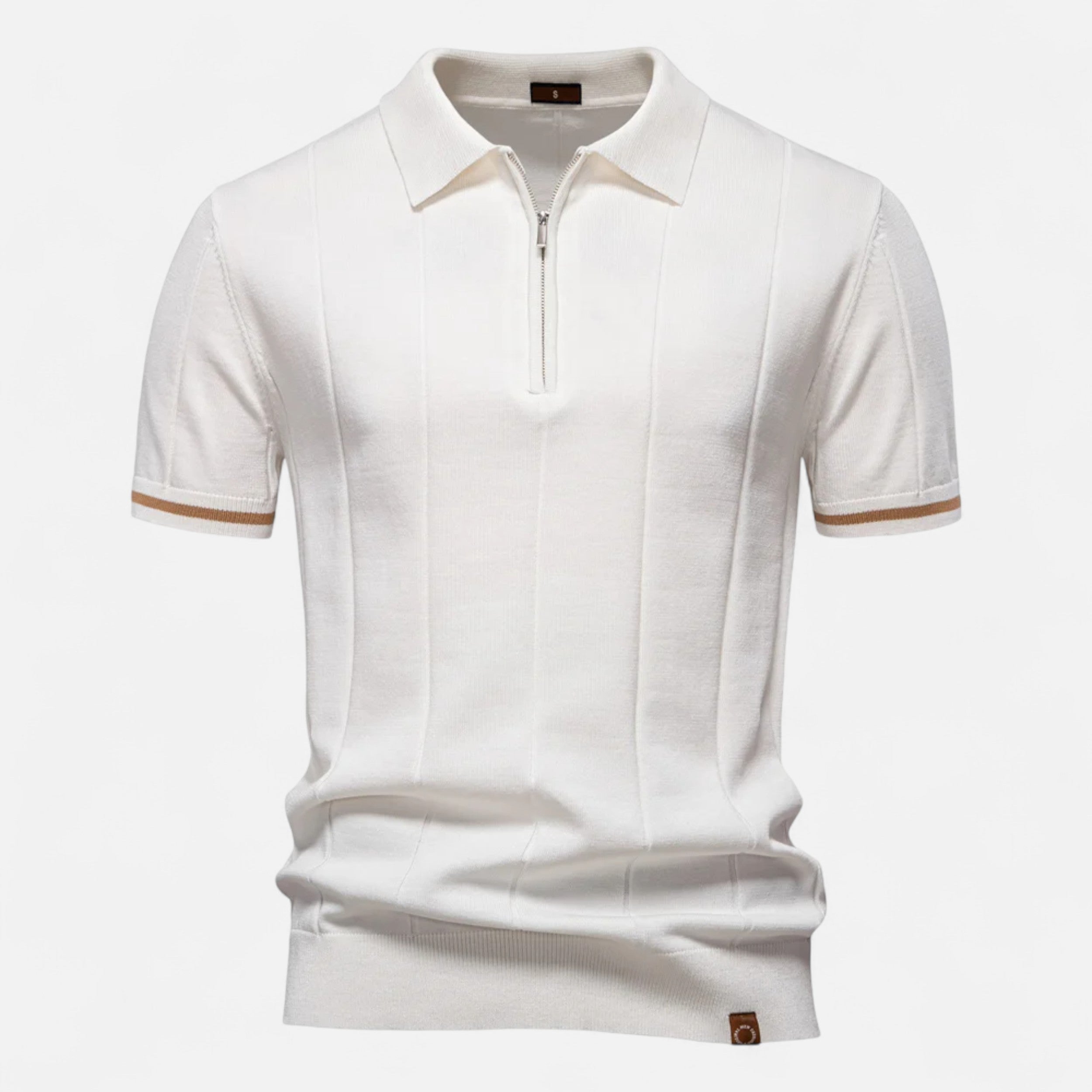 Maison Avenoire | Polo Homme Zippé Élégance Sportive