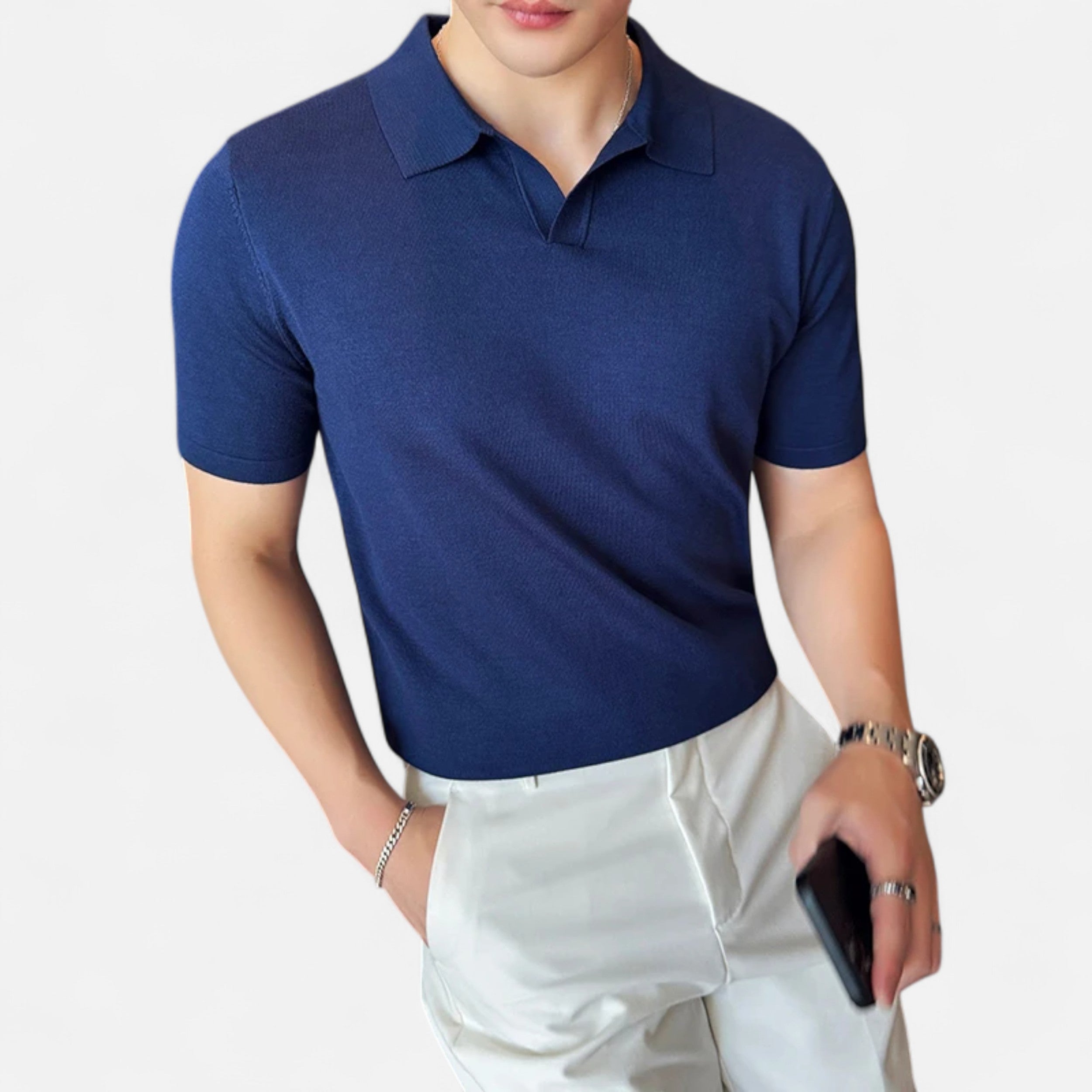 Maison Avenoire | Polo Homme Manches Courtes Raffinement Estival