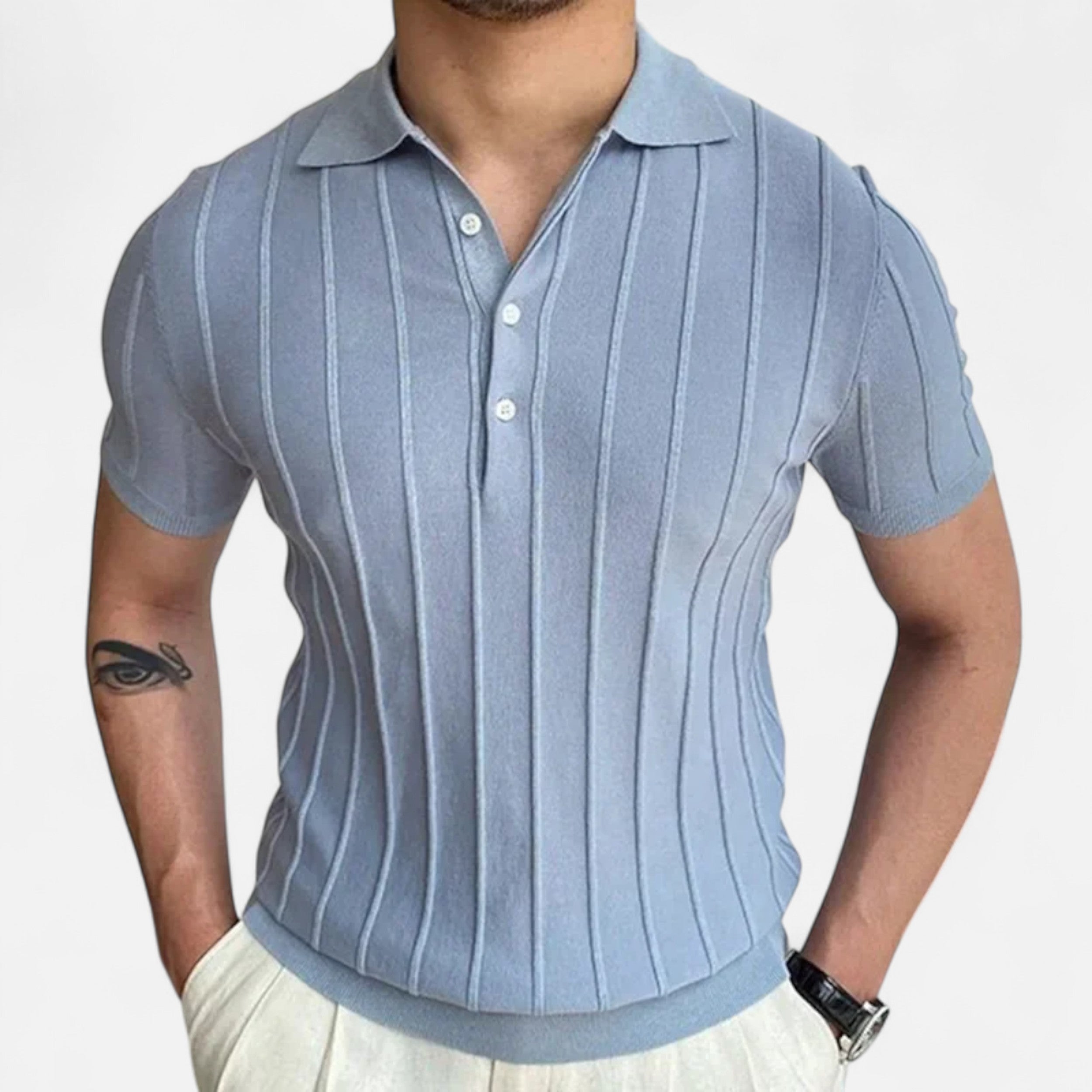 Maison Avenoire | Polo Homme Col Revers Maille Unie